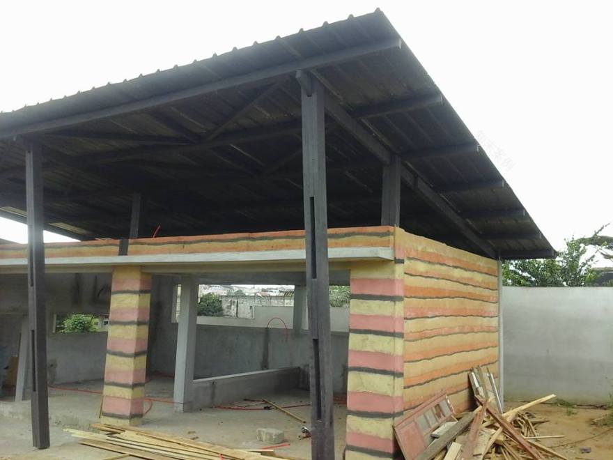 2016 年完成的土坯与木质结合的企业总部设计-19