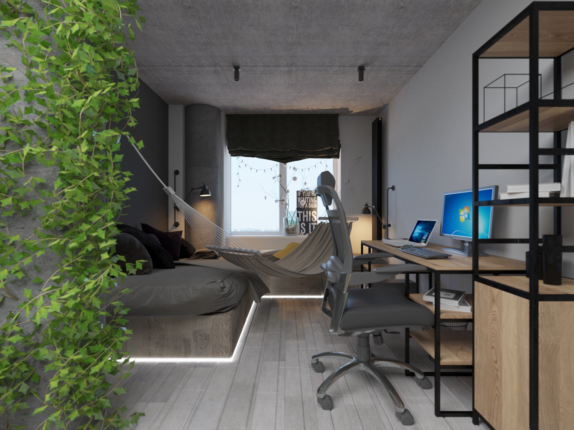 城市 loft 公寓，自然空间与独特设计的完美结合-17