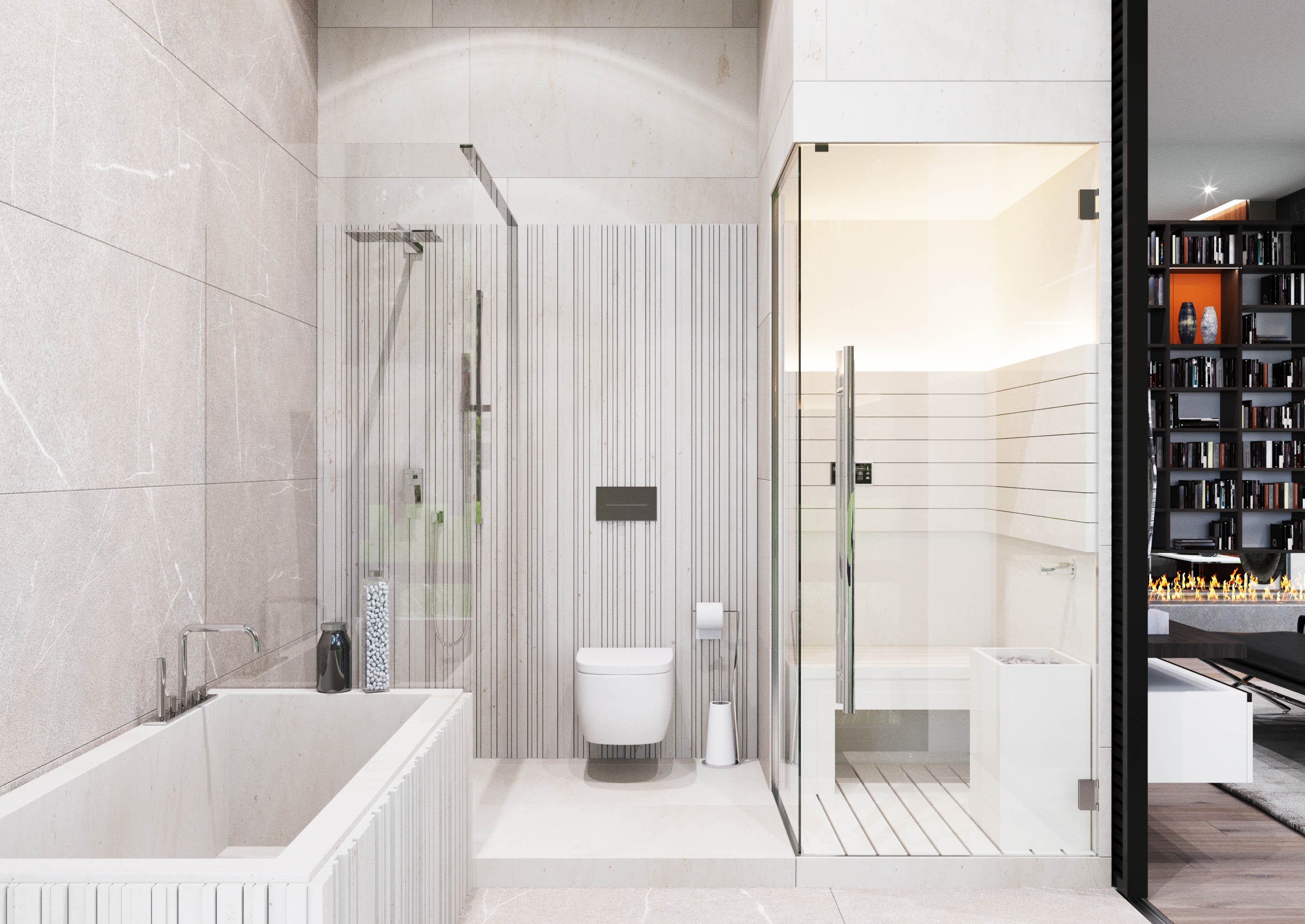 莫斯科乡村别墅 | 2017 年完工的单家庭住宅室内设计案例-15