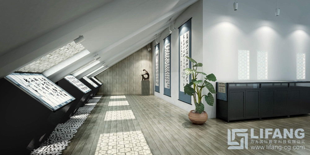 专业室内渲染公司展示办公空间设计佳作-12