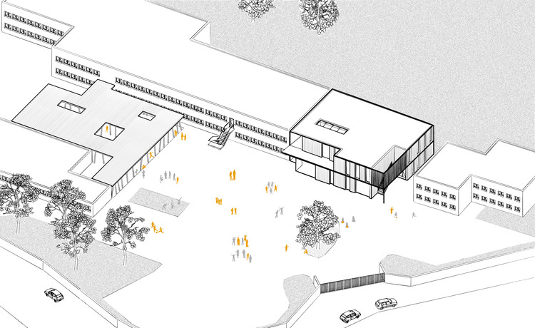法国 Pluvigner 学校优雅木结构扩建-10