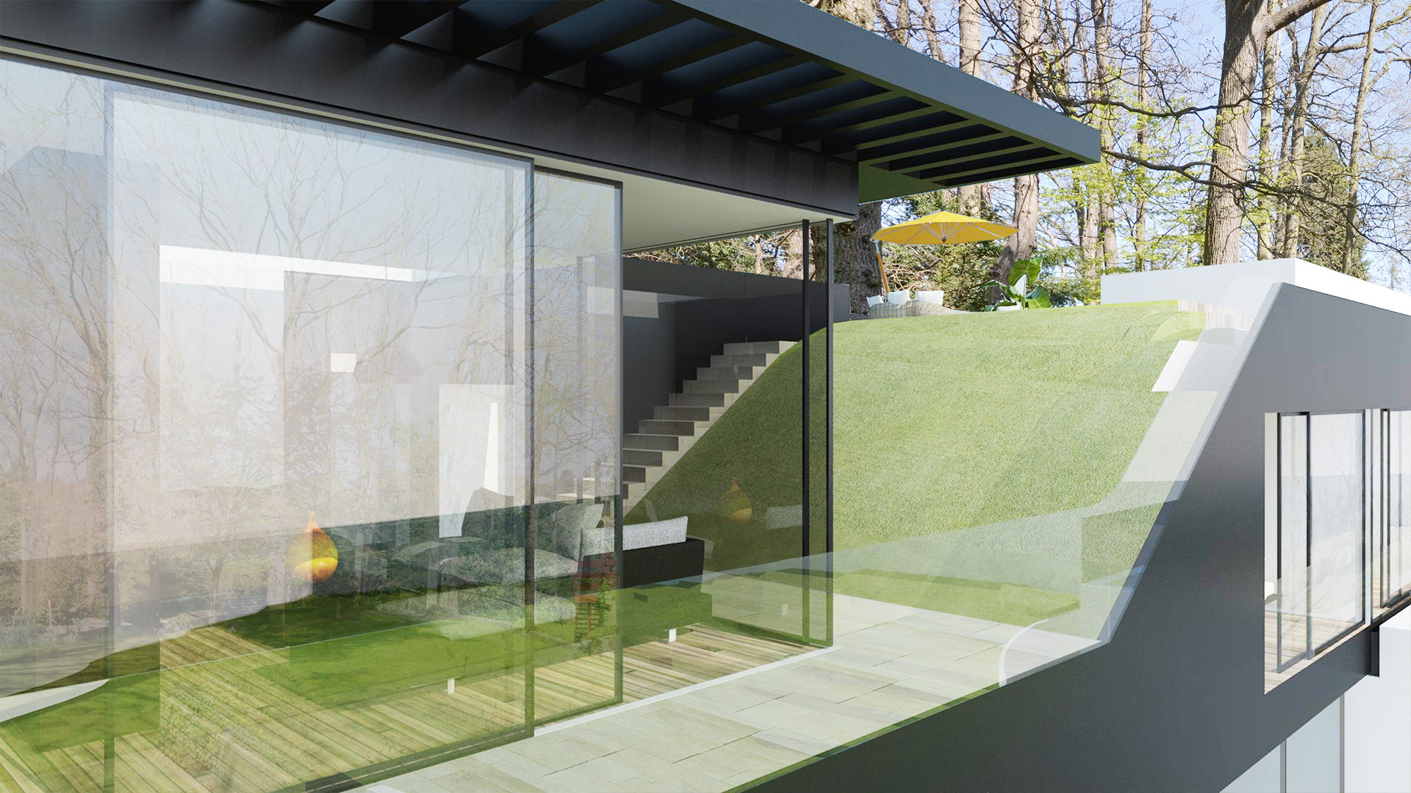 伦敦音乐家庭的山顶别墅设计-7