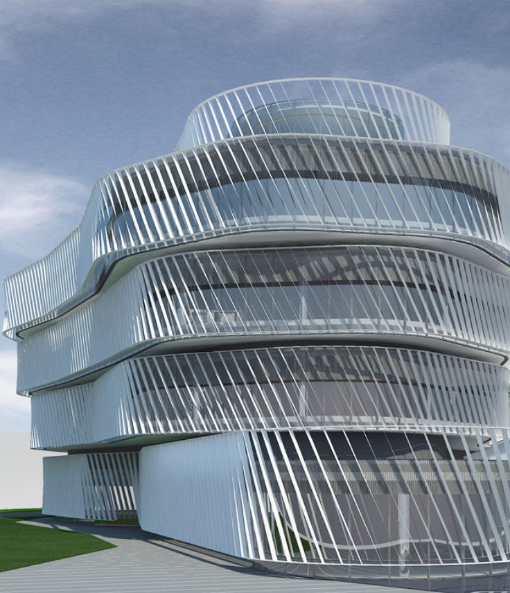 自由曲面办公楼-9