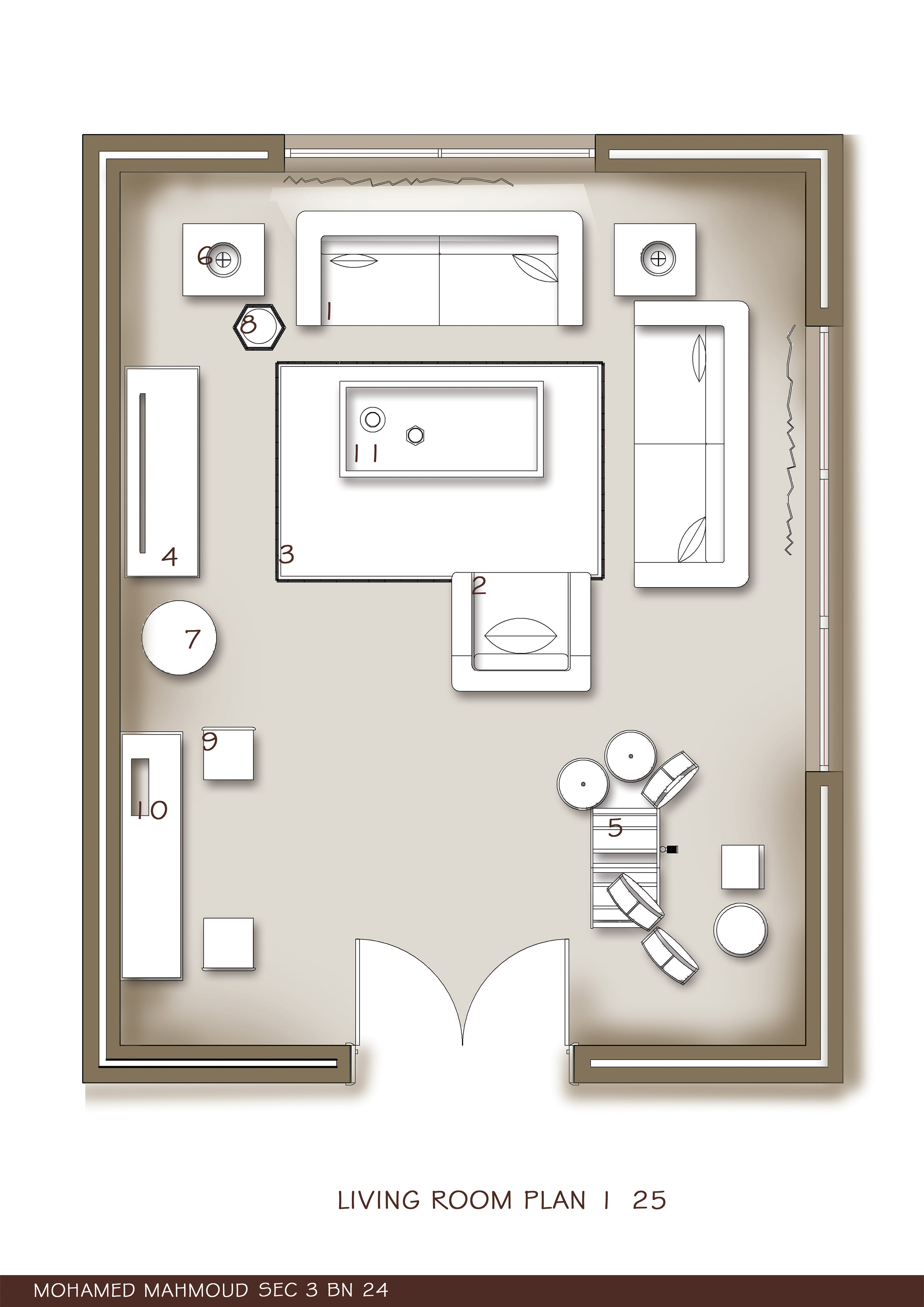 摩洛哥设计师谢里夫·穆尼尔的客厅设计-5