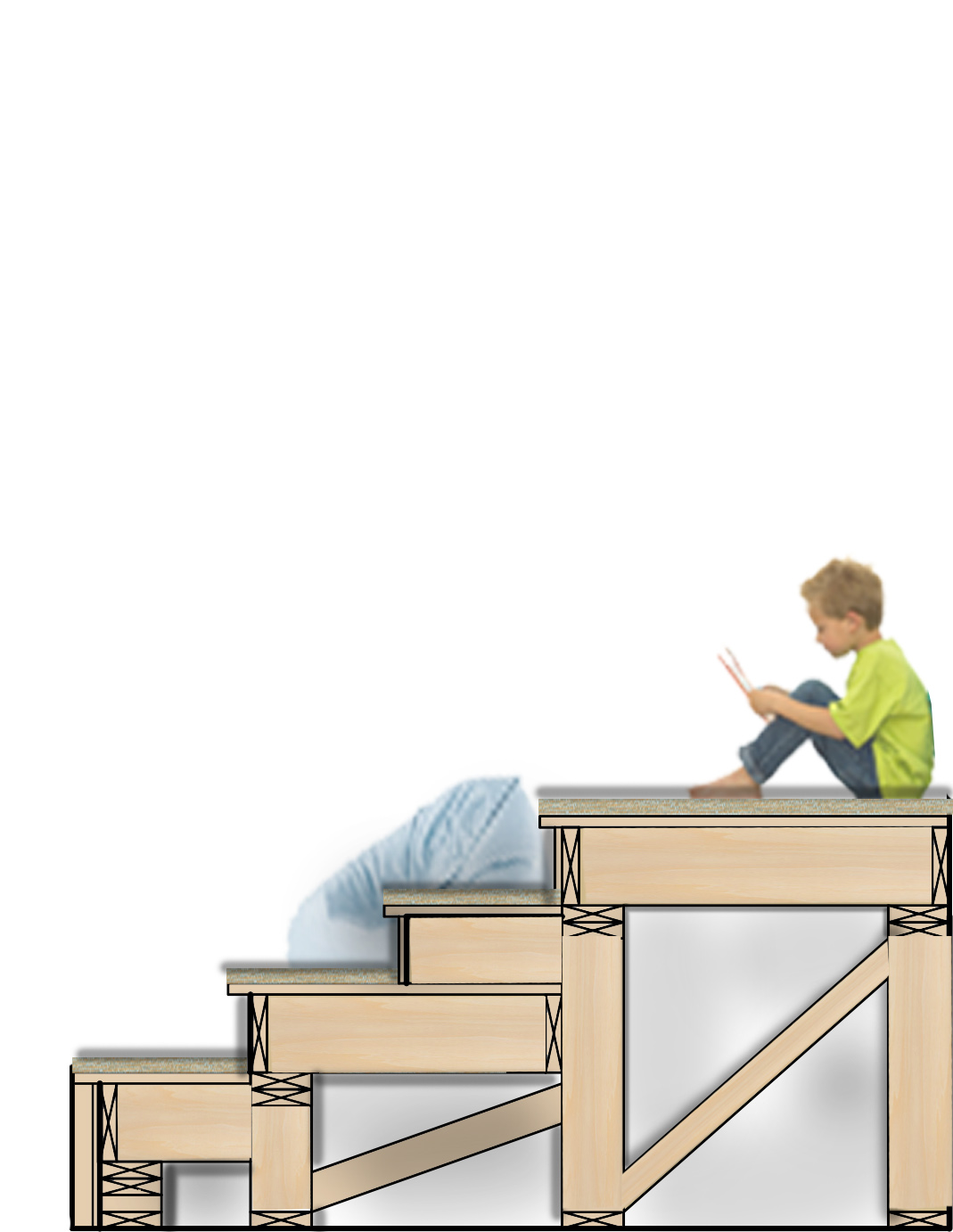 Tasker Street mentor center | 橙蓝灰三色打造温馨老少共享空间-16