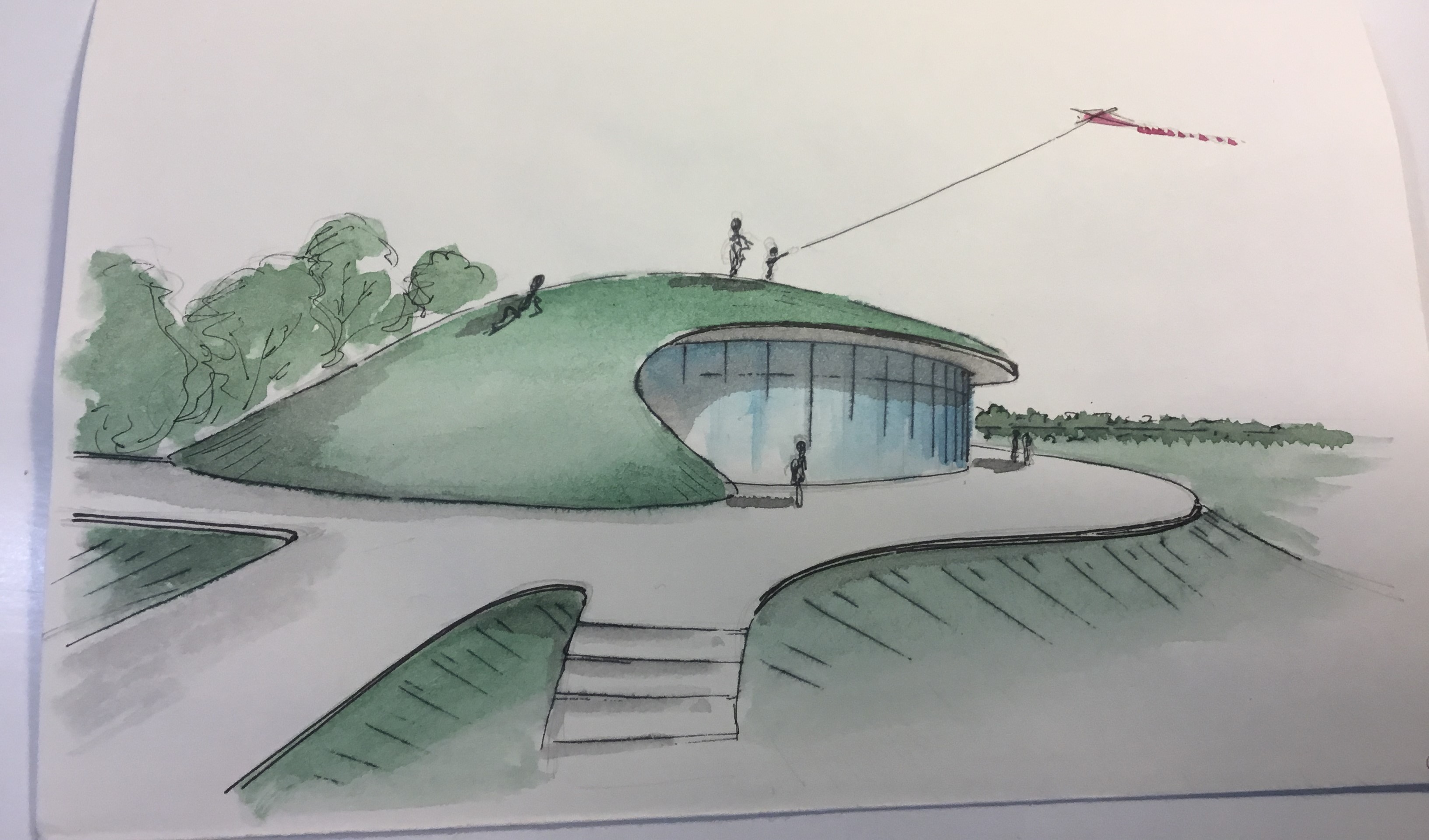 浪漫恐龙的河畔景观设计-38