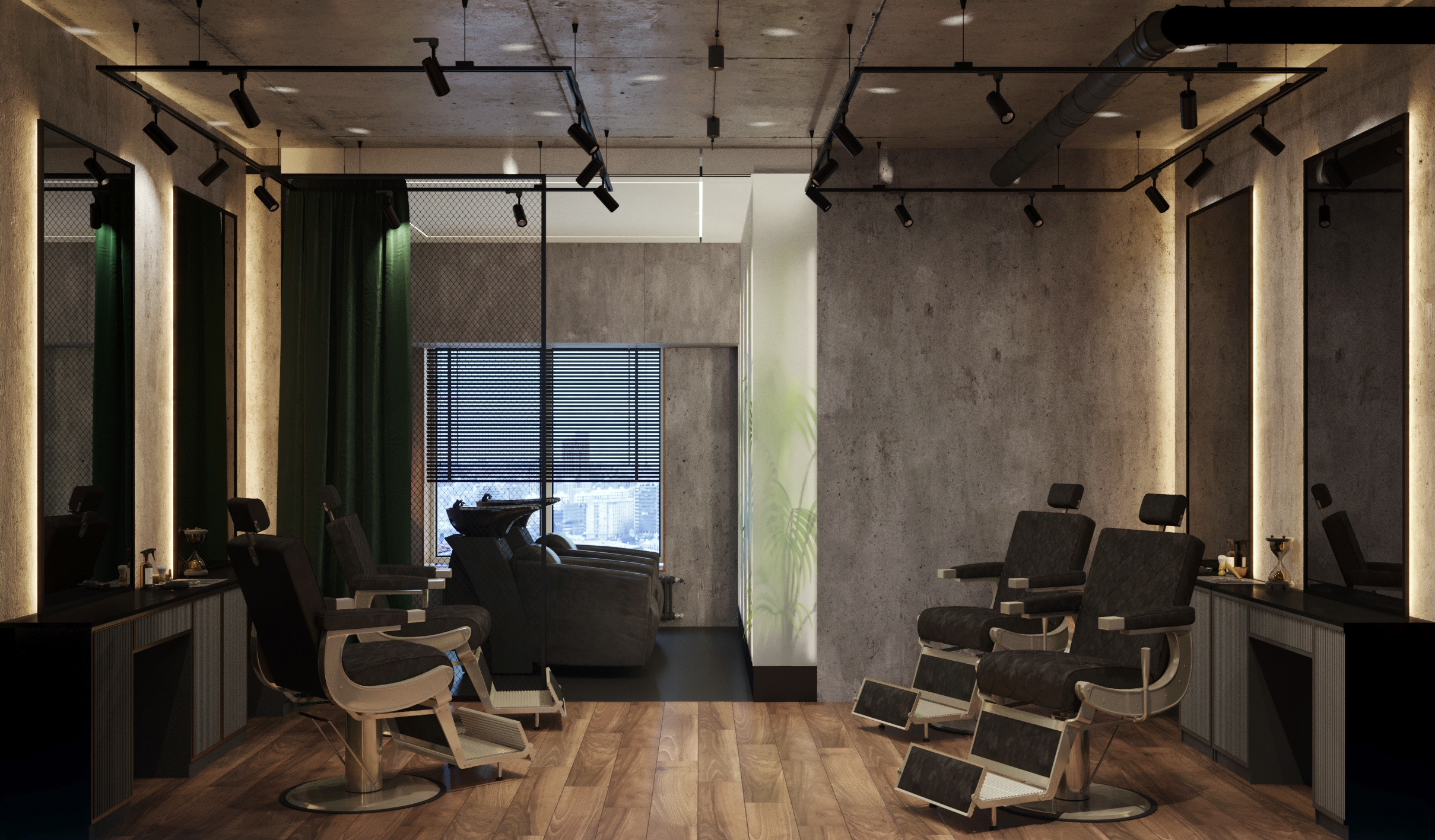 Interior design Barbershop-5