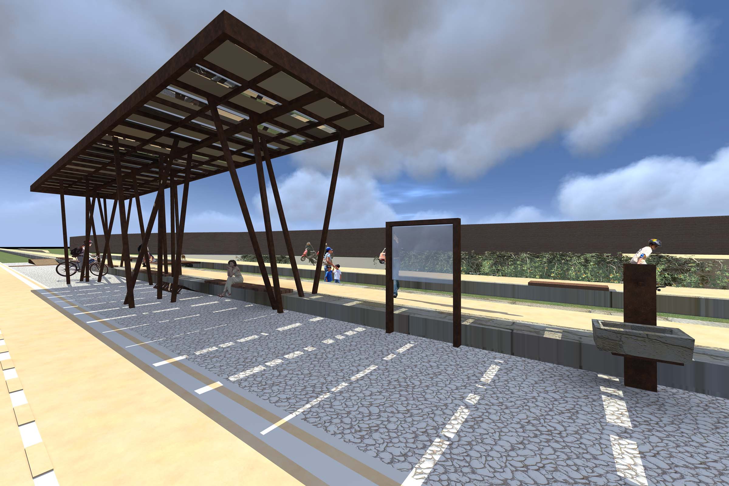 意式海岸风情,绿色骑行通道-31