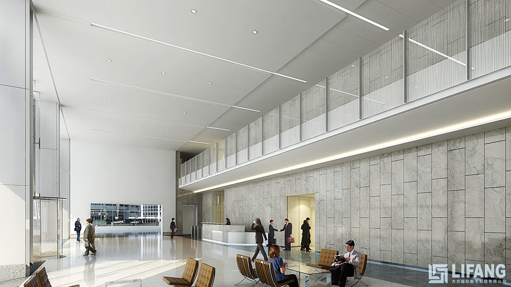 专业室内渲染公司展示办公空间设计佳作-11