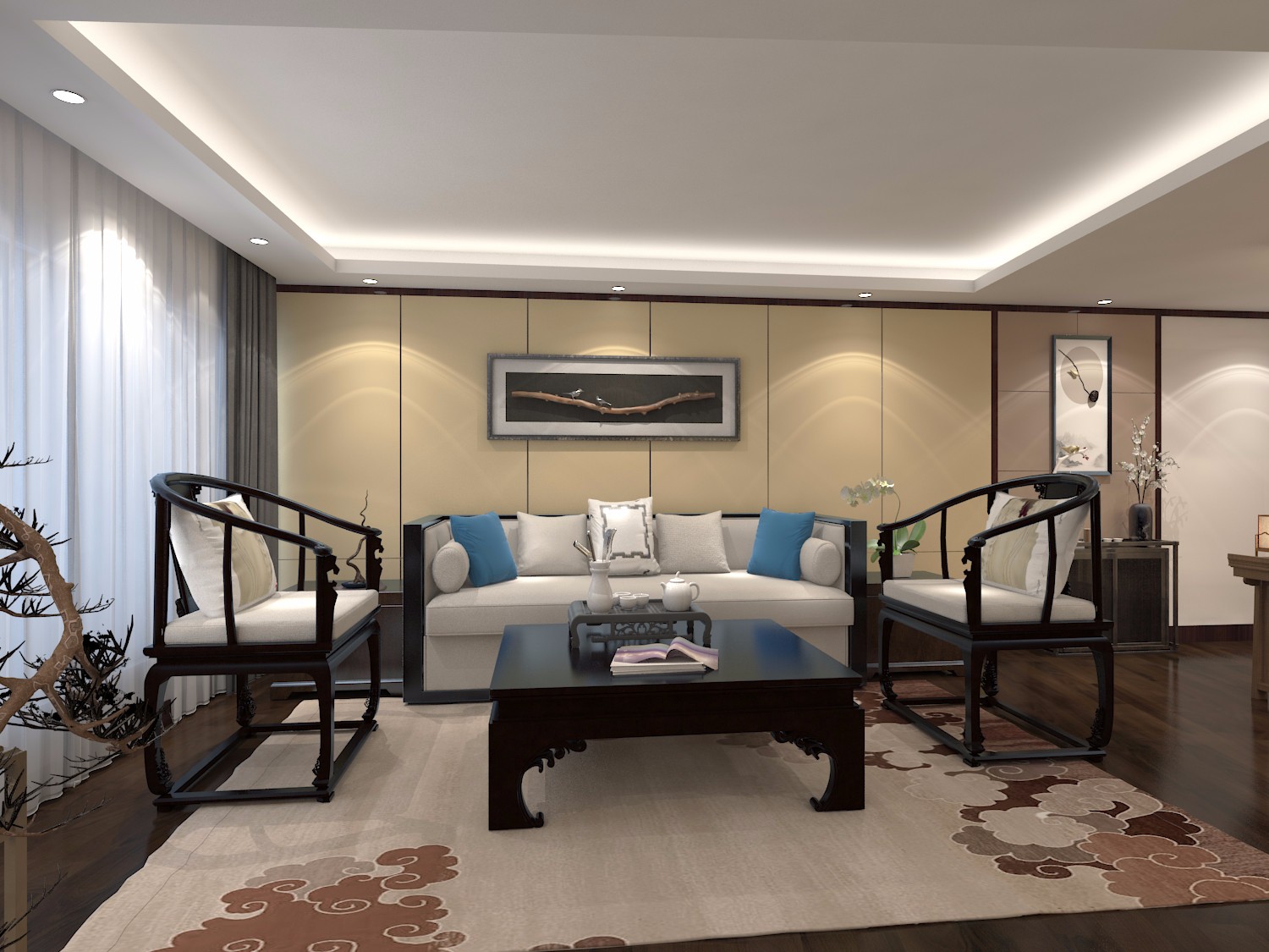 北京泰益德置业集团新中式办公空间设计-7