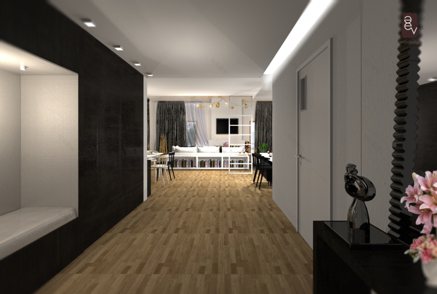 黑白极简别墅设计,展现空间纯粹之美-11