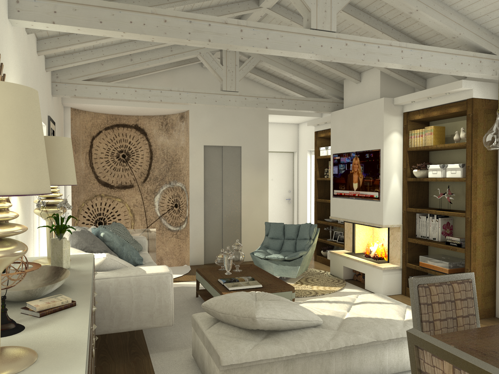 2018 年卡利亚定制公寓设计 | 超级阁楼的室内设计魅力-2