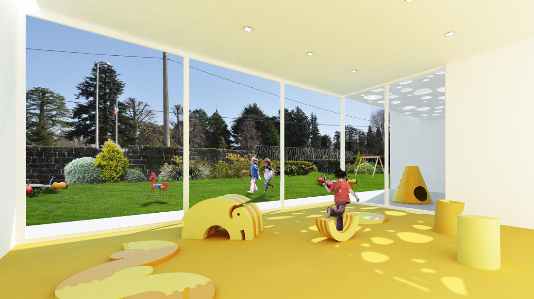 Dolzago 幼儿园 | 融入自然的儿童空间-3