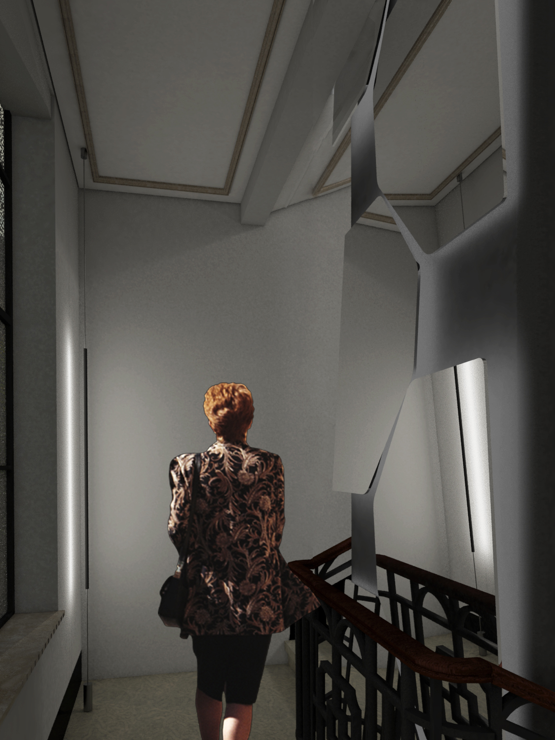 翻新历史建筑，点亮空间价值——意大利 Via Cavour 入口大厅改造-5