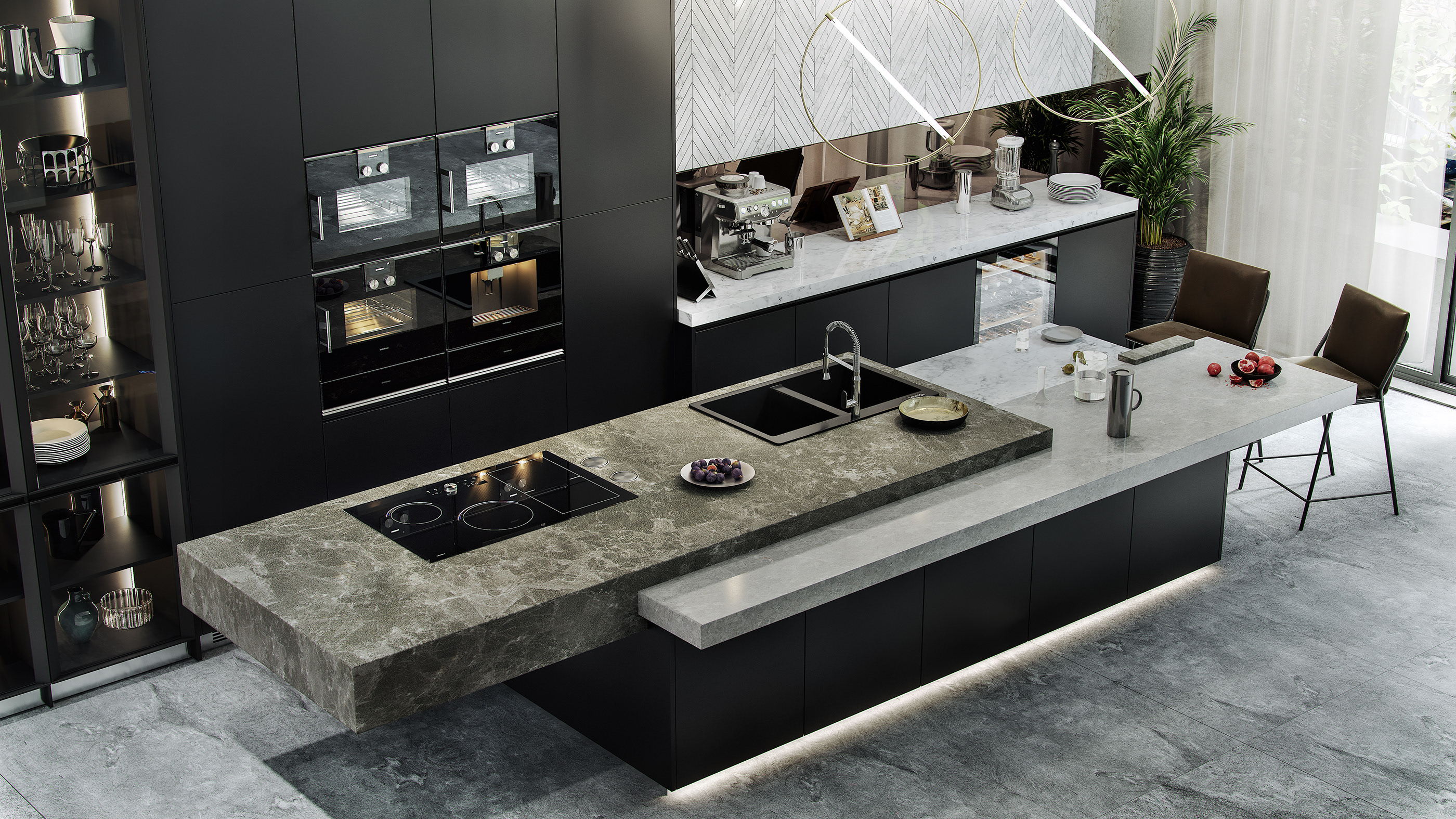 顶层豪华厨房-2