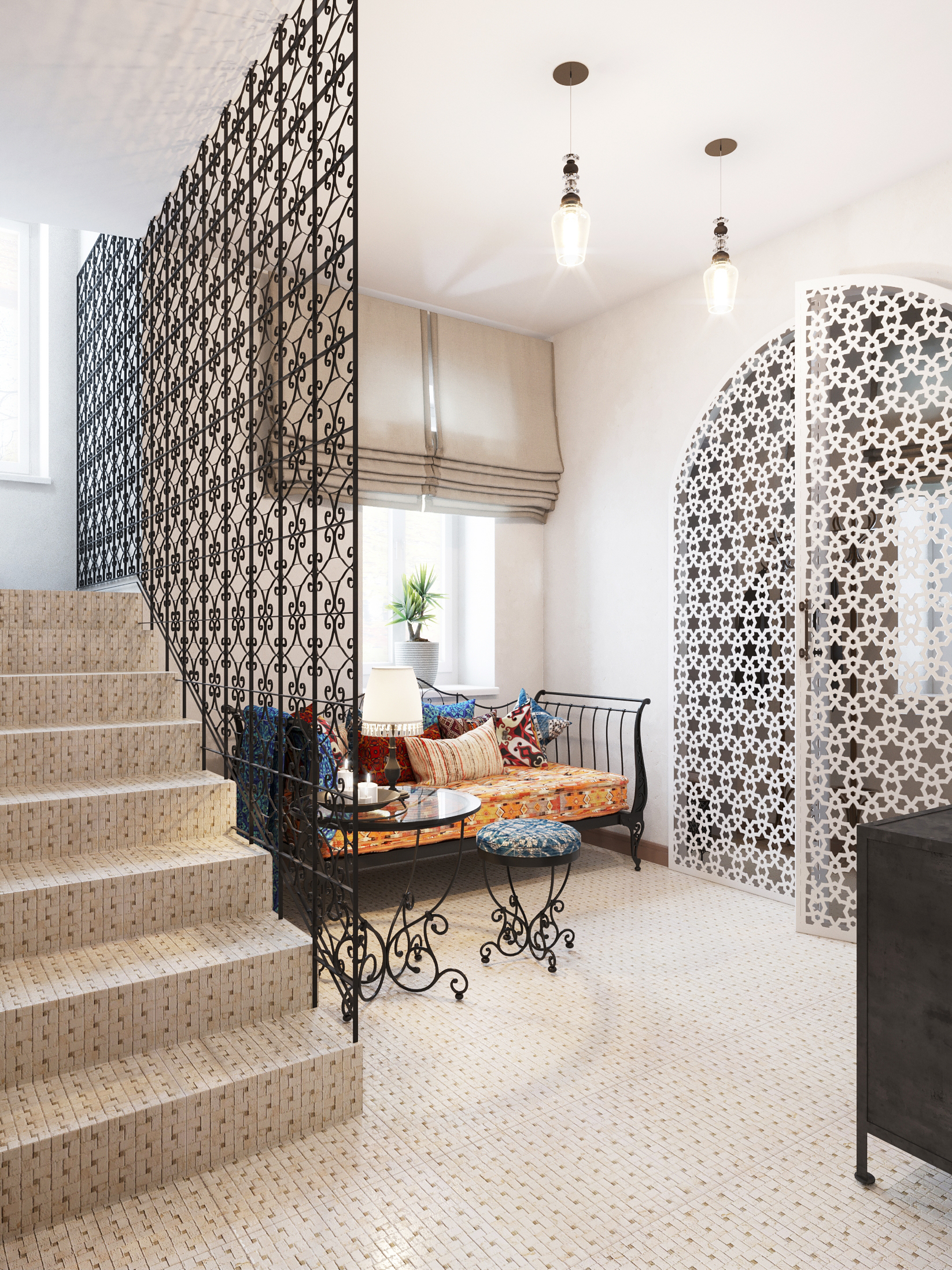 House. Moroccan motifs - 1nd floor-8
