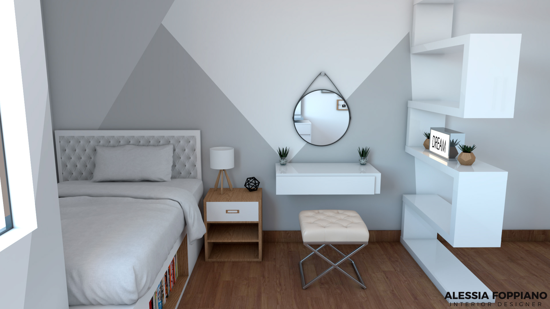 青春空间 | 青少年卧室设计-3