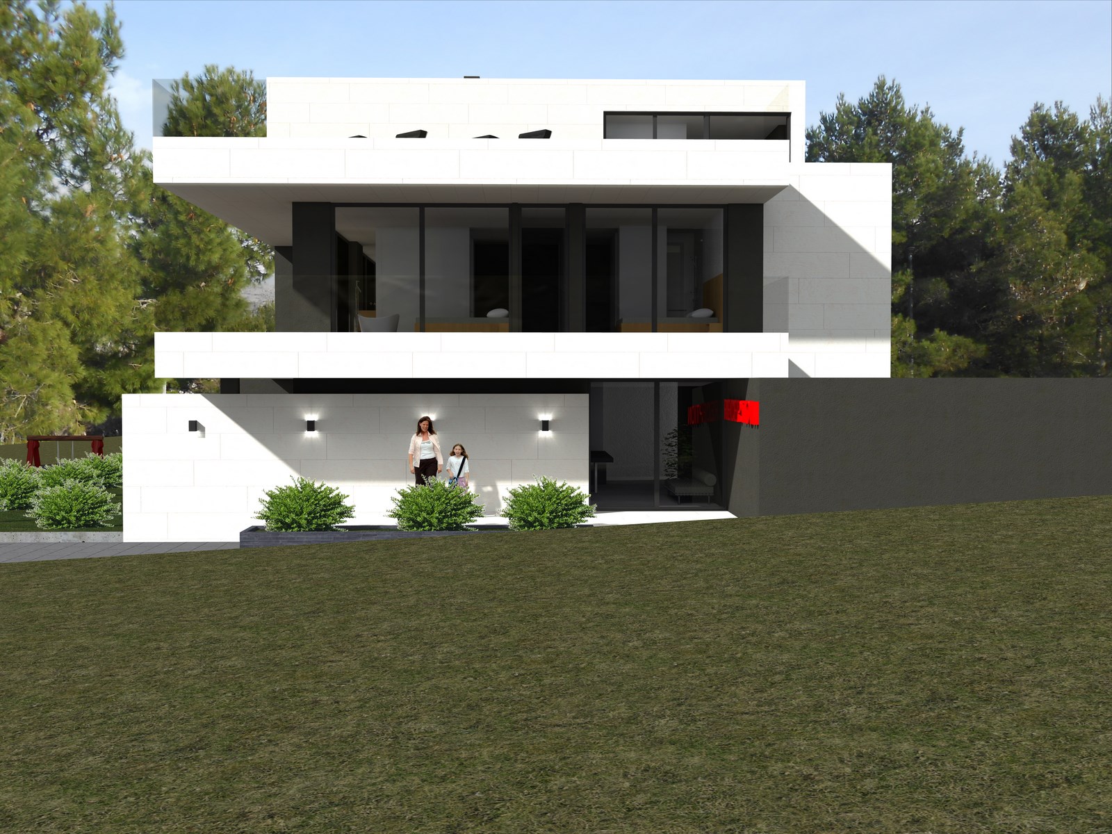 克罗地亚现代别墅公寓设计-3