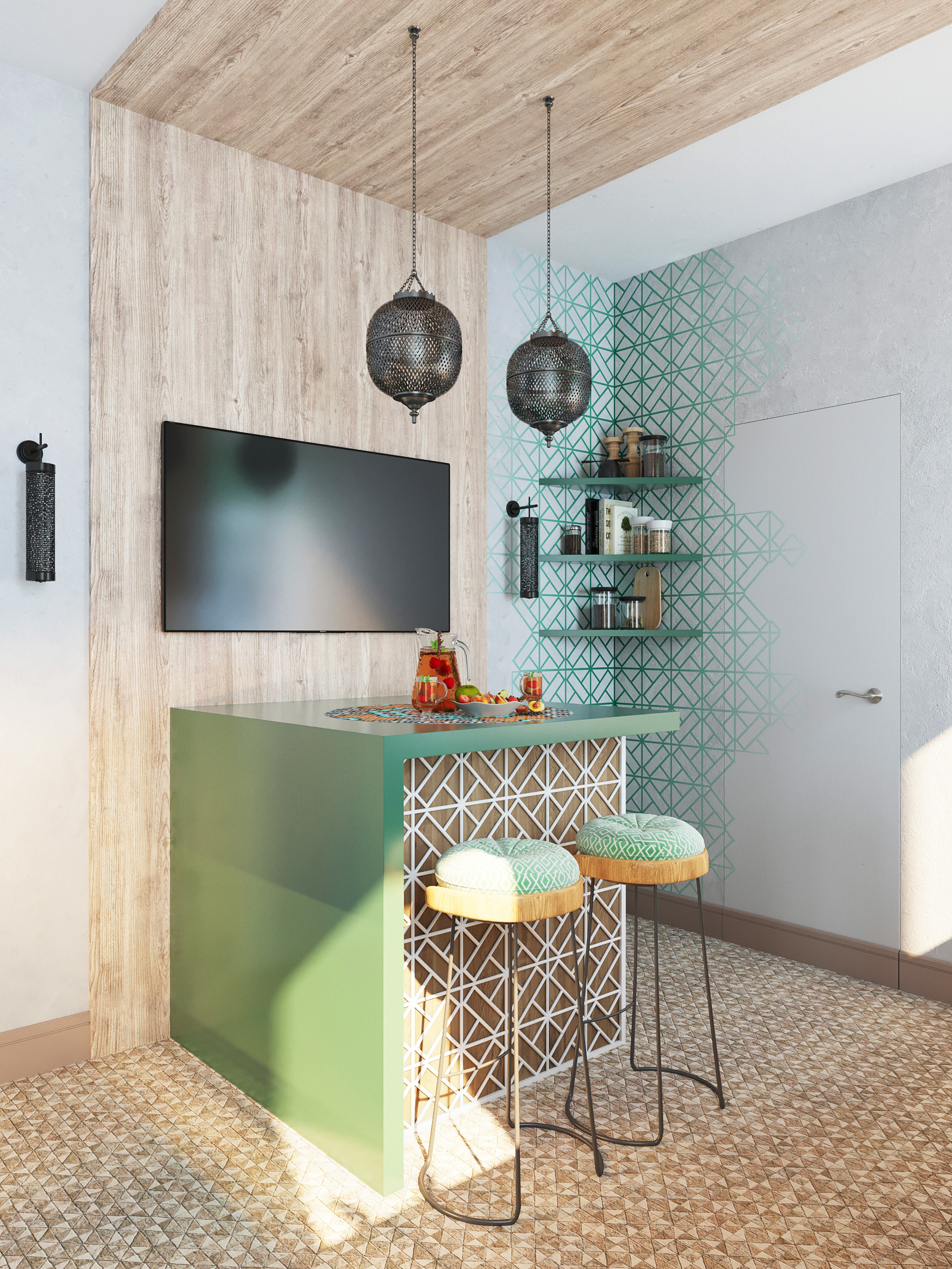 House. Moroccan motifs - 1nd floor-5