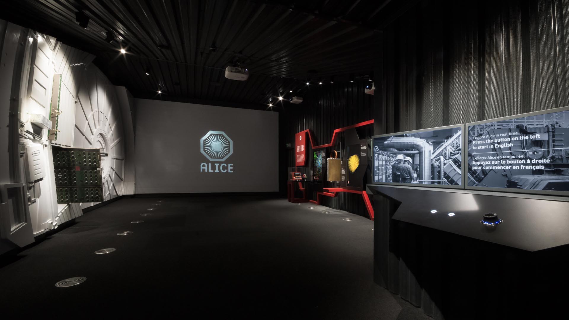 穿越宇宙之旅 · CERN ALICE 信息点展览设计-10