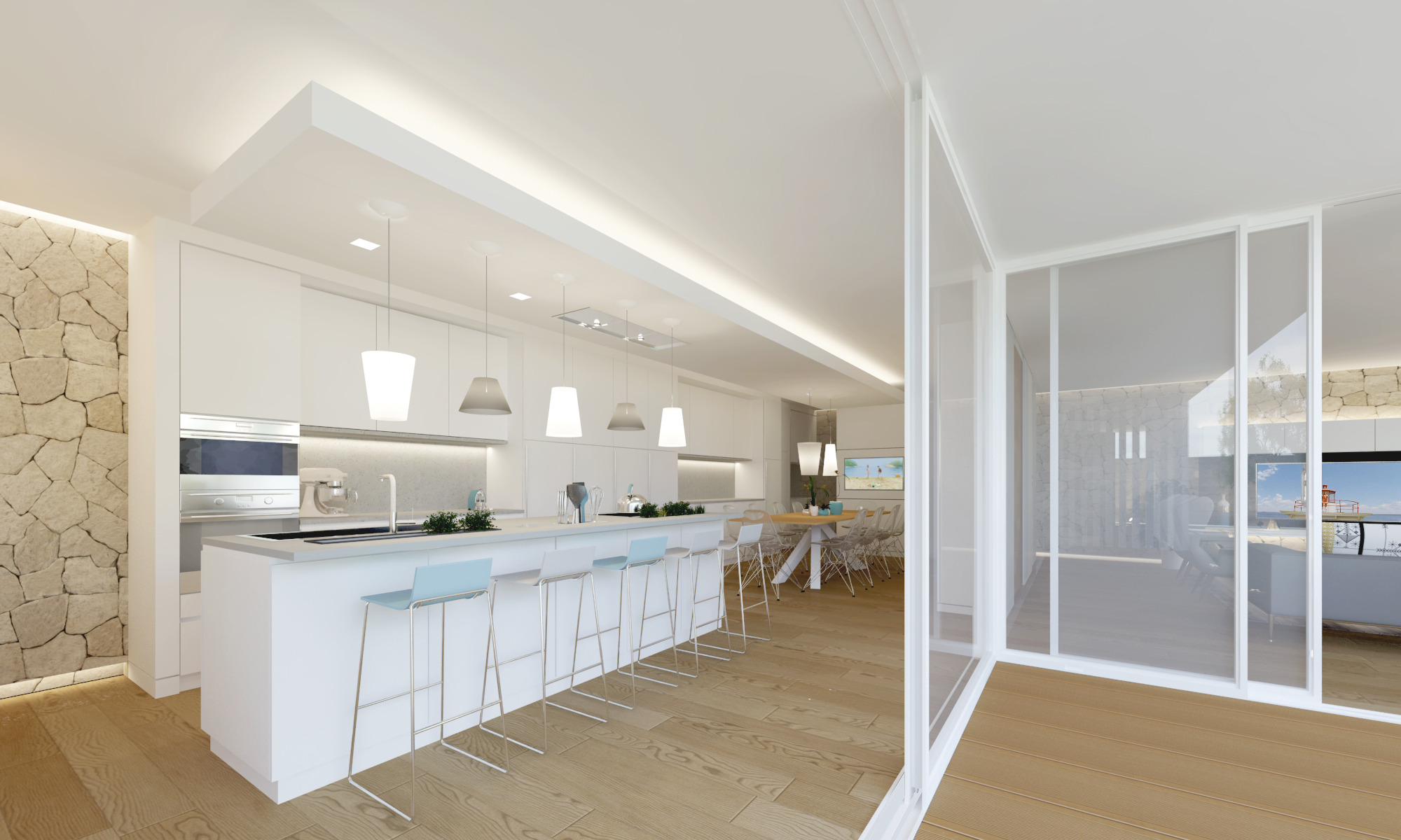 私享户外空间,双层别墅设计-7