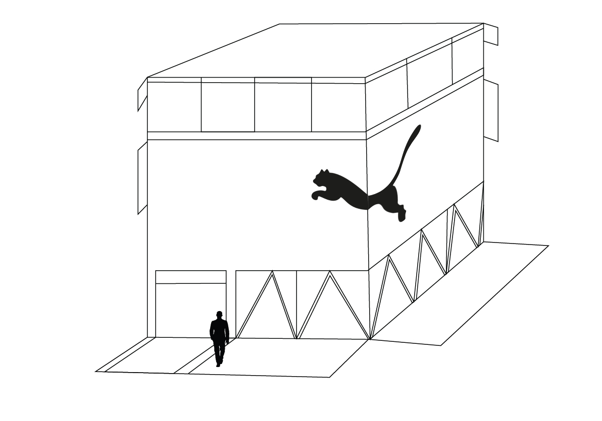 PUMA 旗舰店在印地拉纳格的新址设计-11