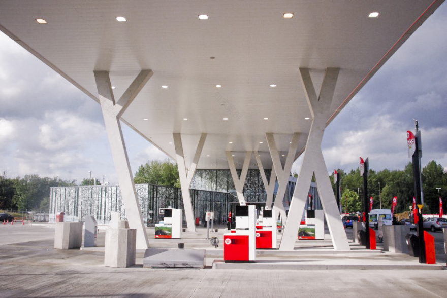 比利时 Heverlee 服务站绿色环保设计-43