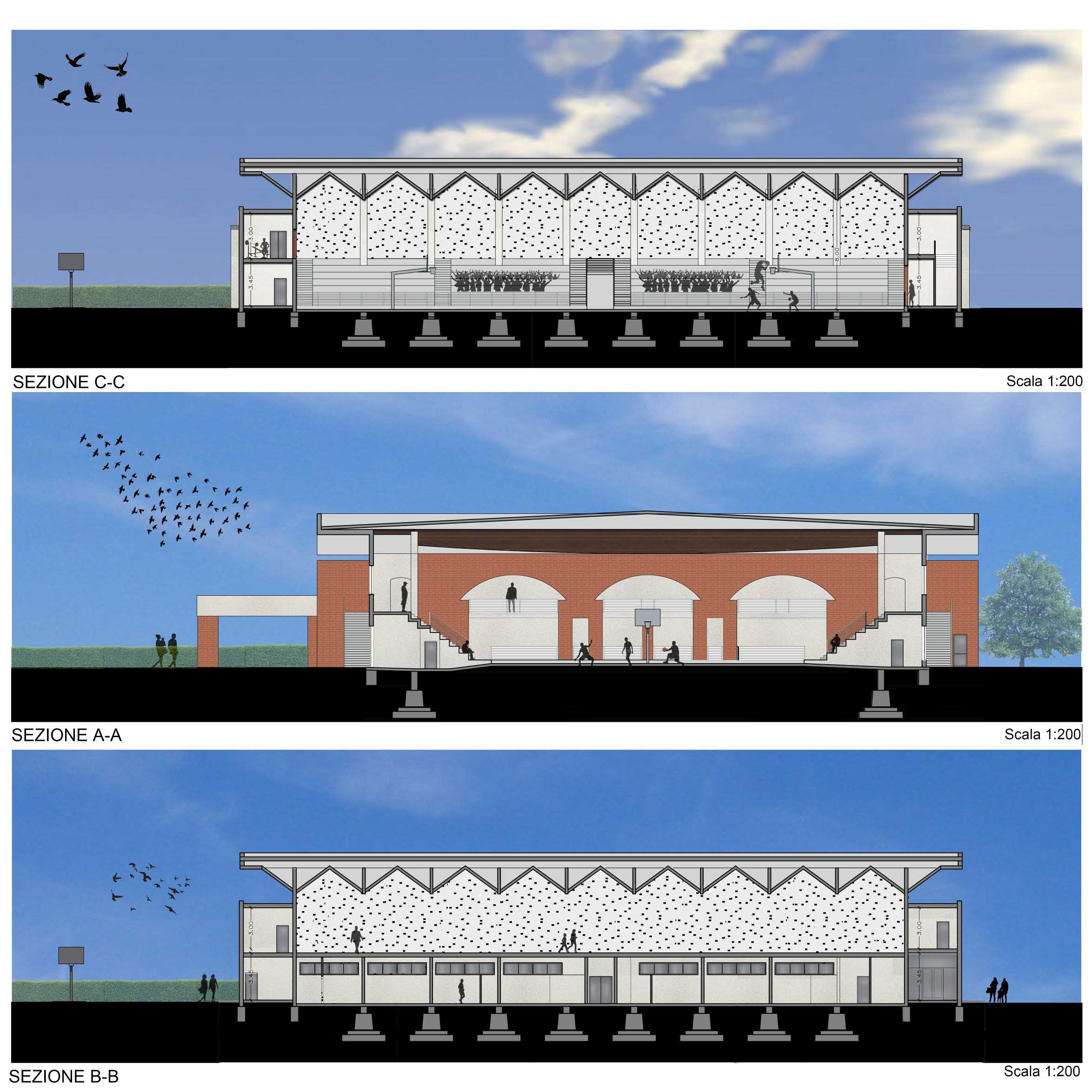 2016 年 Viadana 市 Palafarina 运动馆 | 现代与传统的完美结合-8