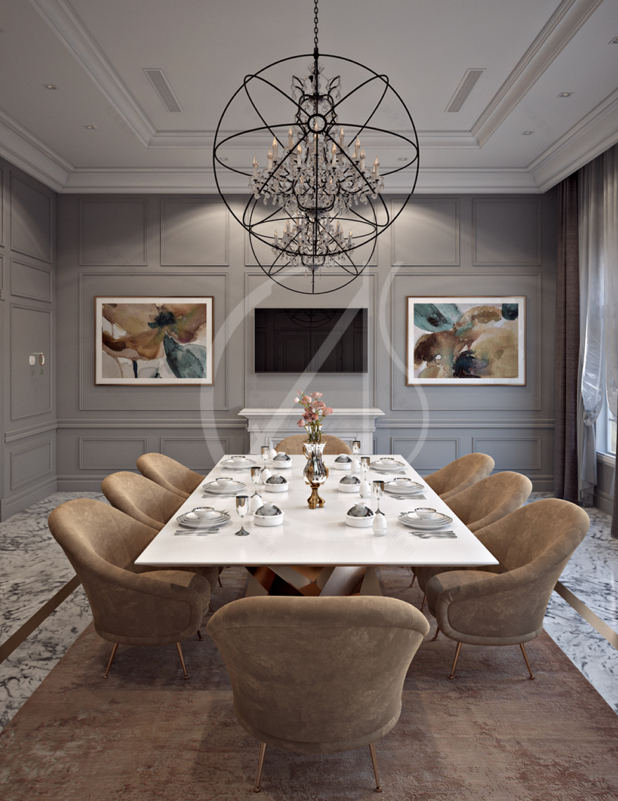 卡塔尔新古典宫殿设计,完美融合古典与现代-37