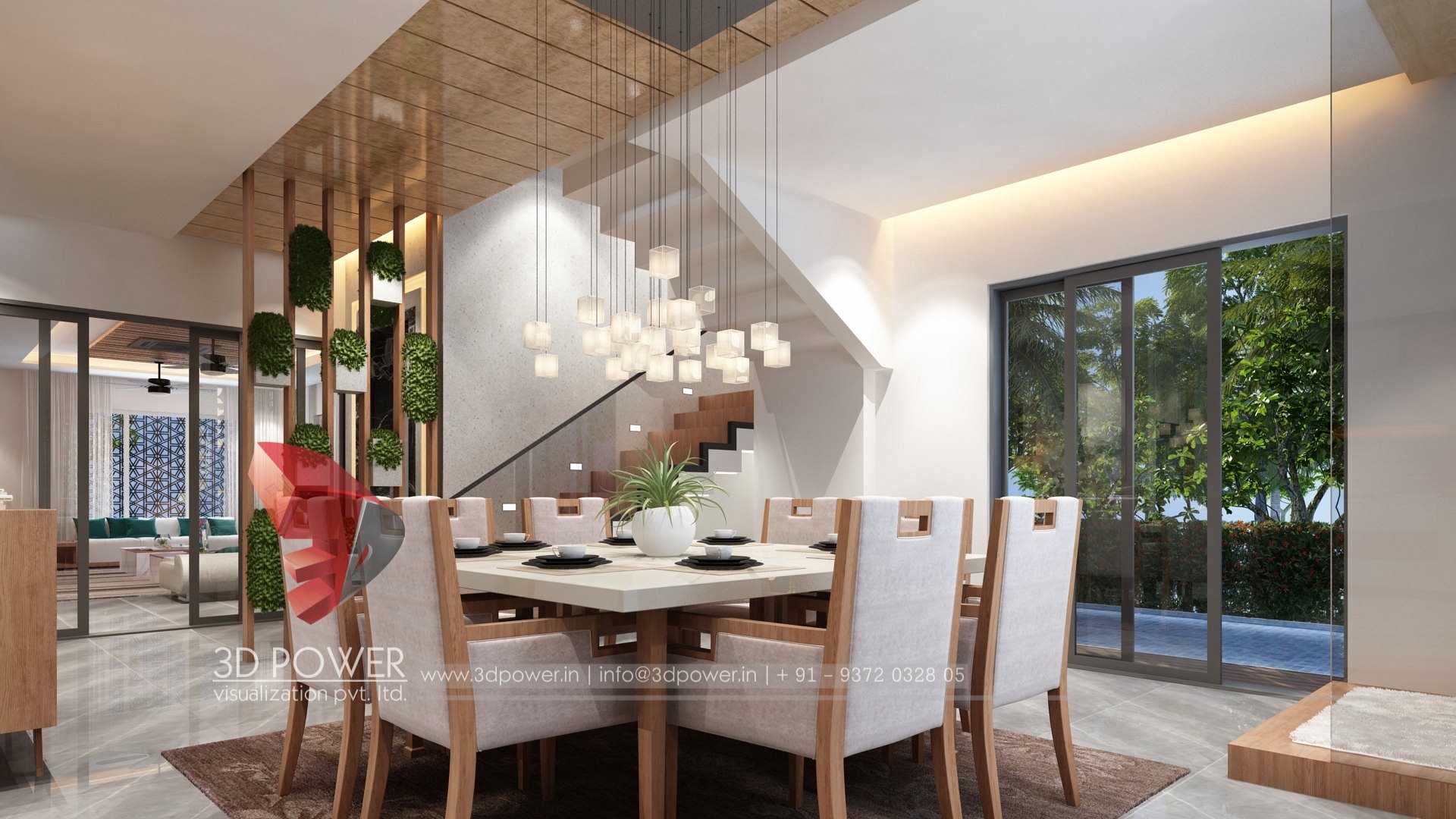 3D 室内设计案例 | 单家庭住宅的精致室内空间-29