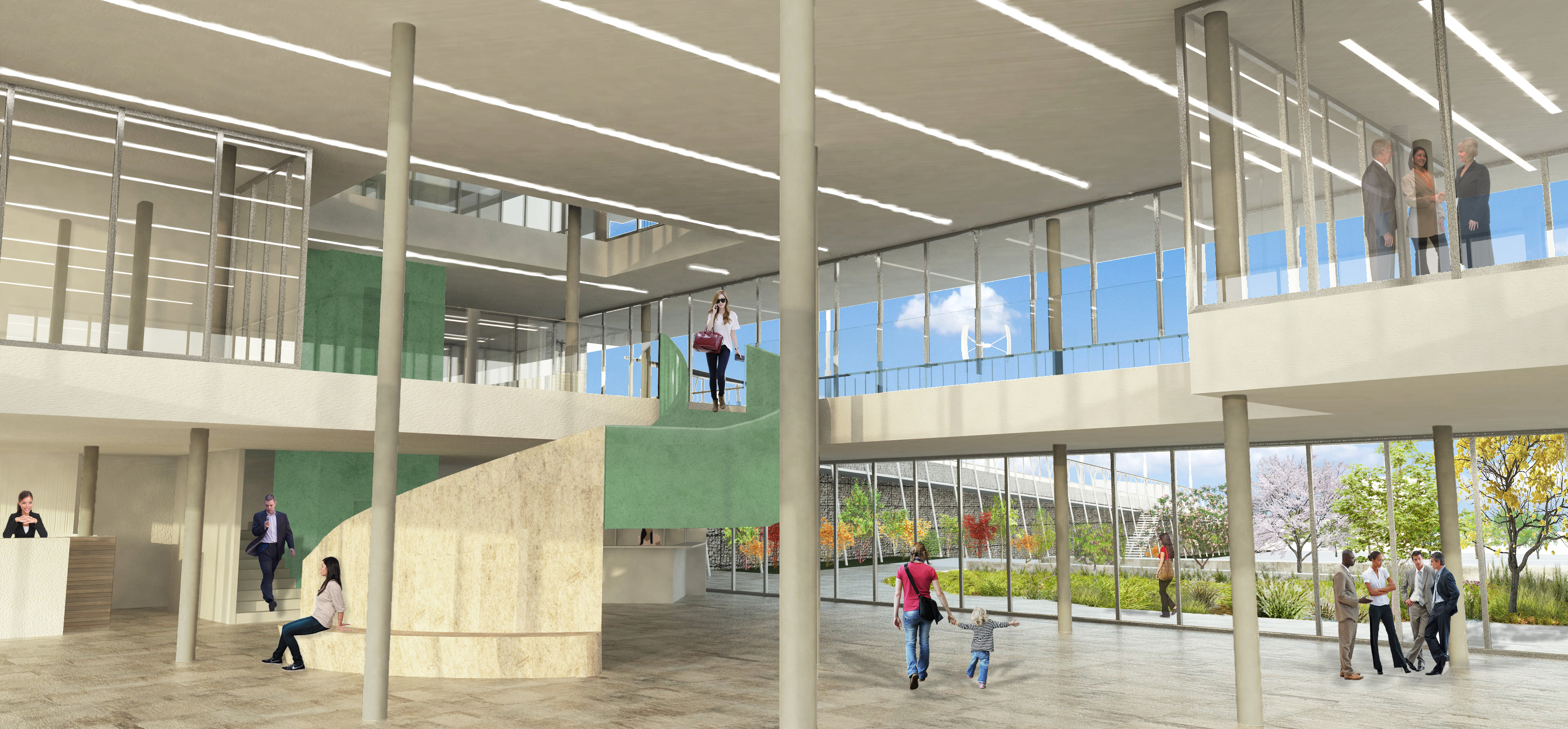 透明环保企业总部设计竞赛作品-2