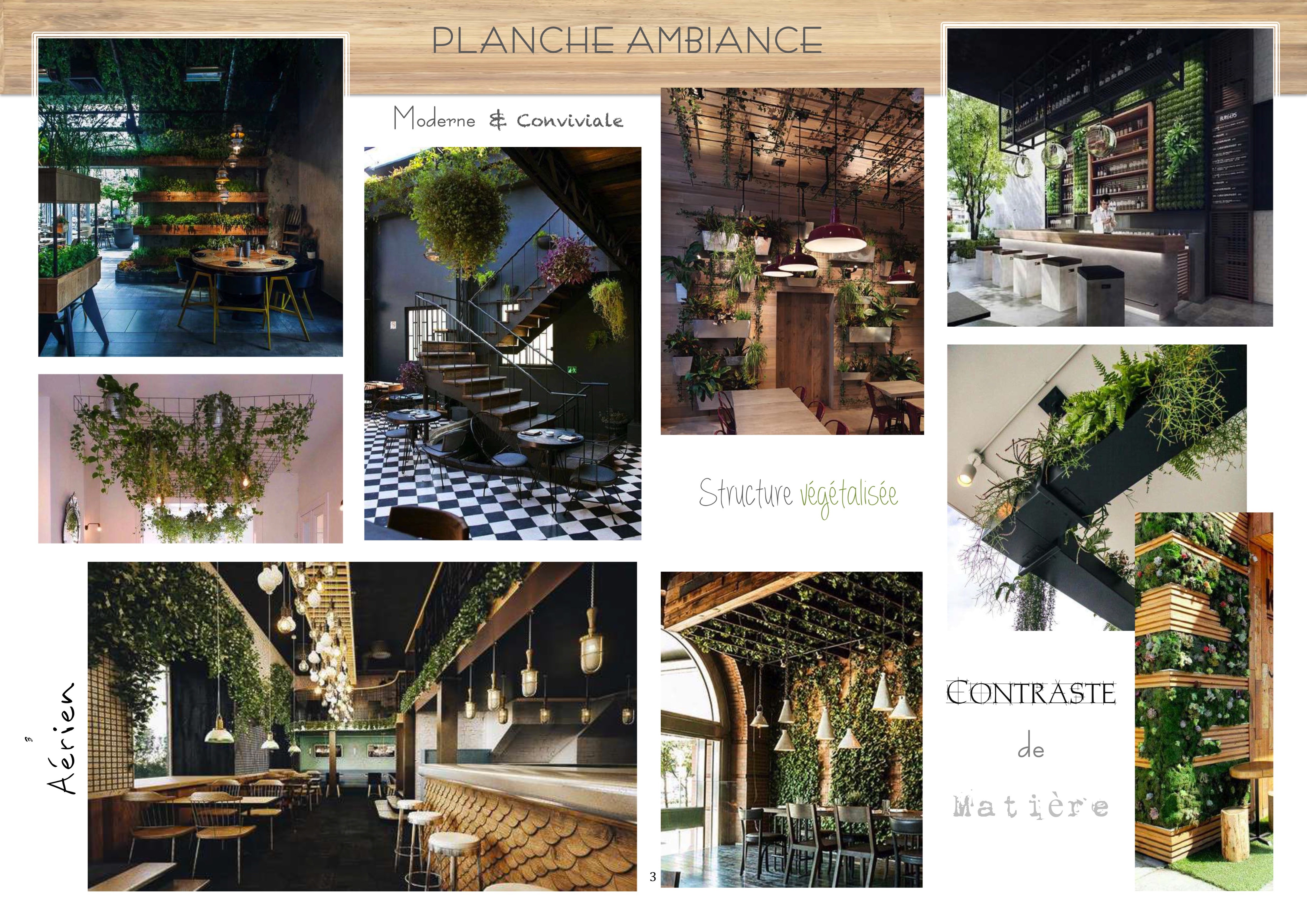 融合自然与工业风的法国餐厅设计-3