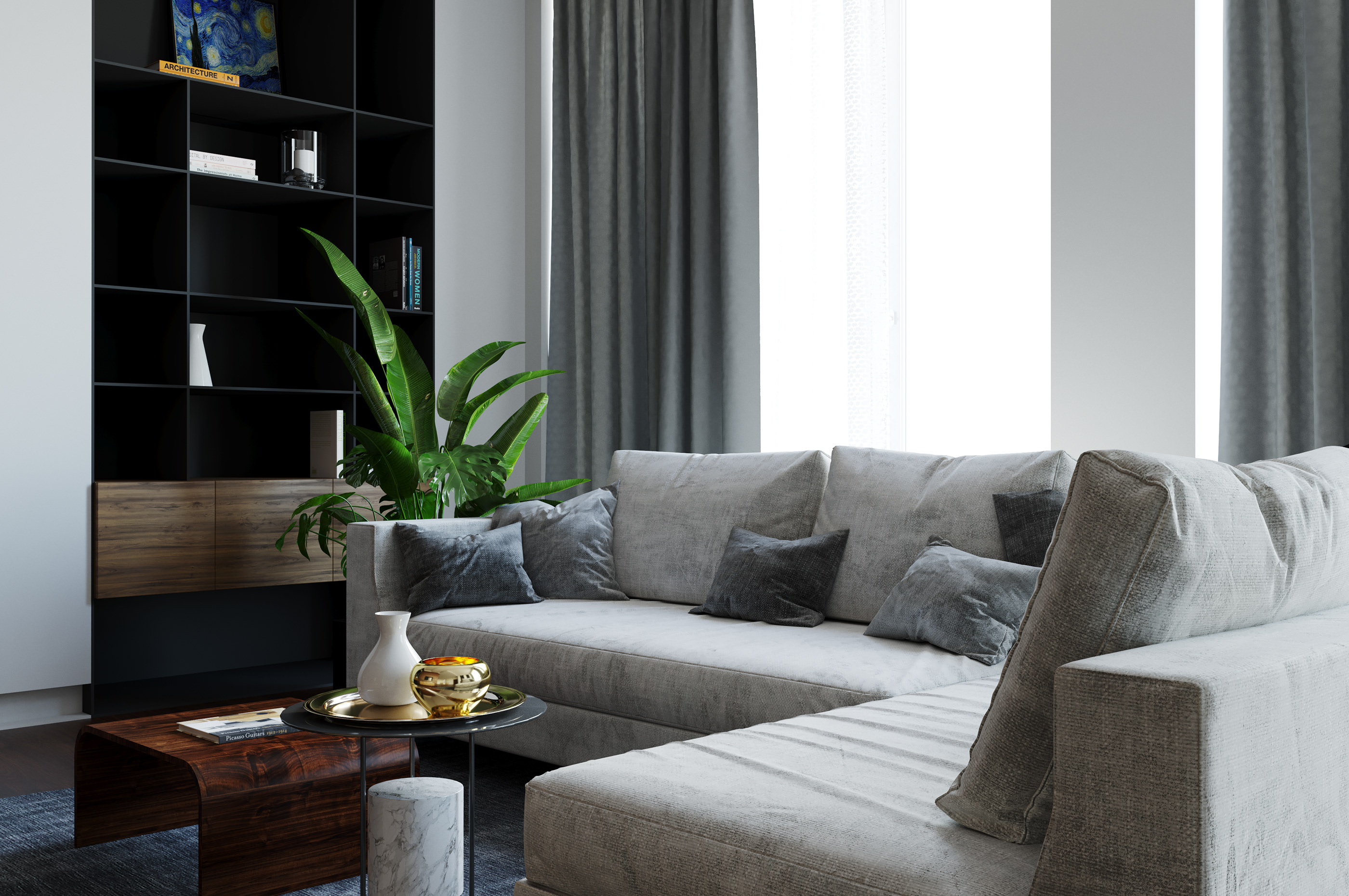 简约宜居的四层空间设计-1