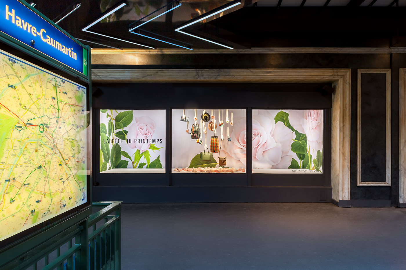 巴黎春天百货 Printemps Irene Laschi 插画师打造梦幻春日橱窗-3