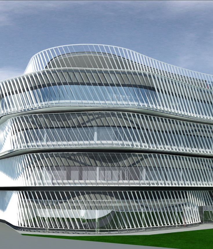 自由曲面办公楼-7