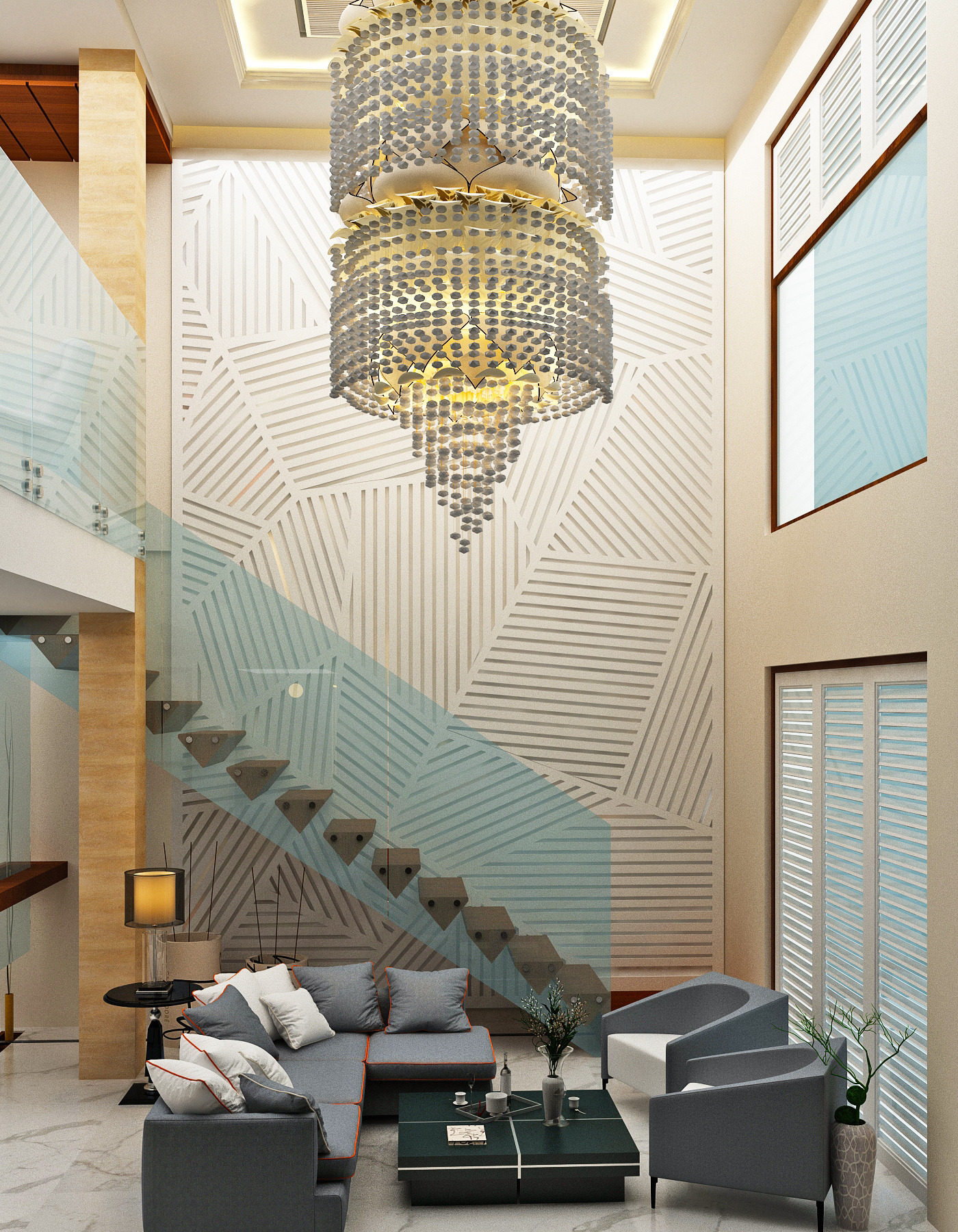 2019 年海德拉巴最高住宅楼奢华室内设计-4