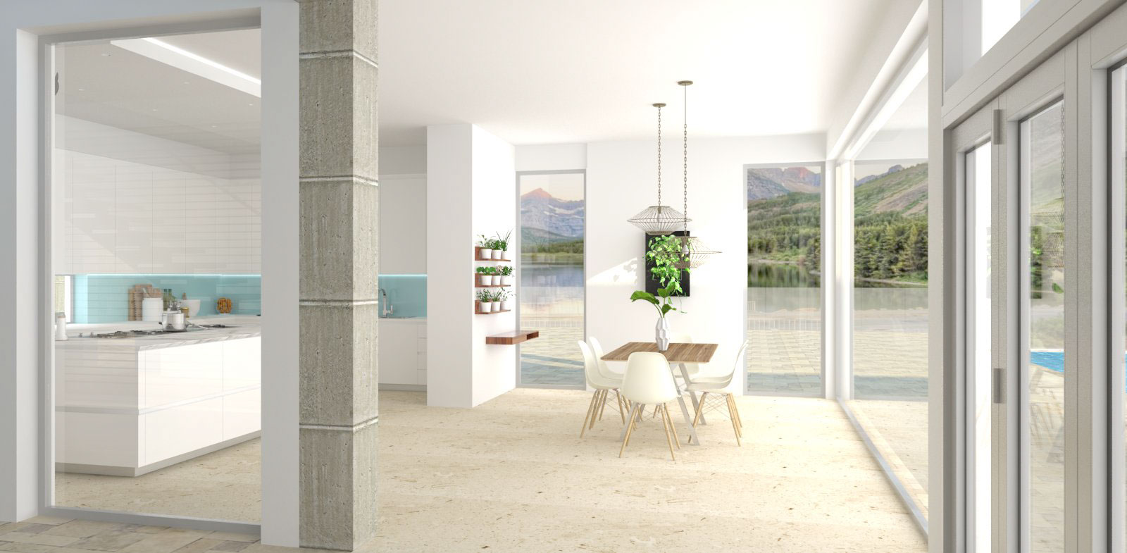 悬崖泳池现代宅，集装箱空间灵感-5