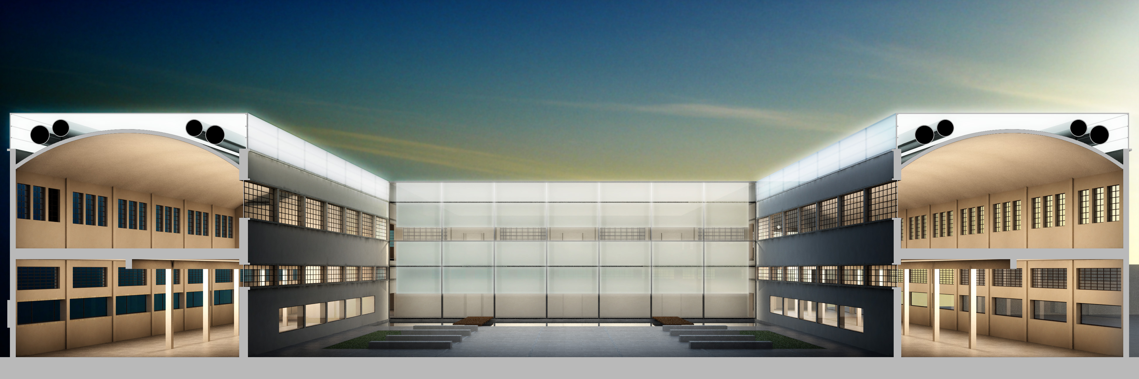 废弃纺织厂的贸易商会新总部-3