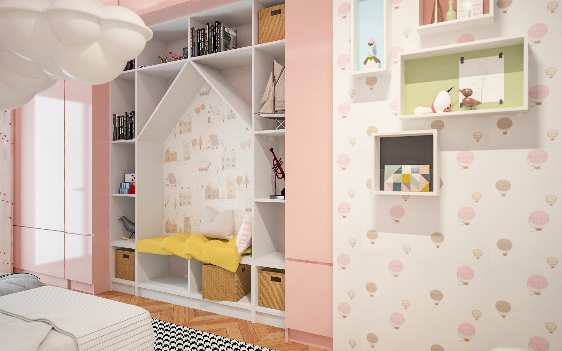 曲线家居空间，打造柔和层次感-12