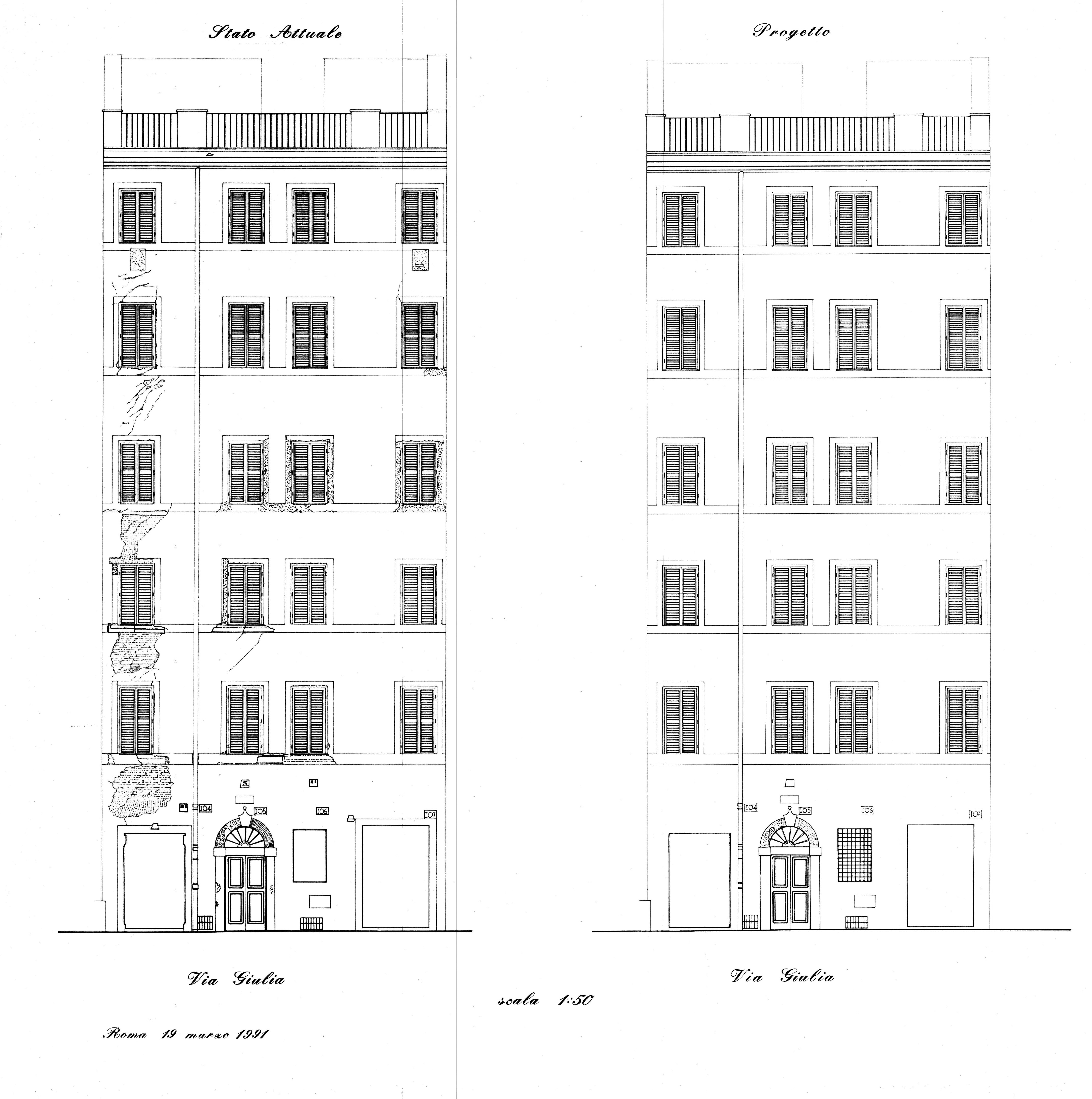 古建修复中的现代创新——罗马 Via Giulia 105 号建筑修复项目-9