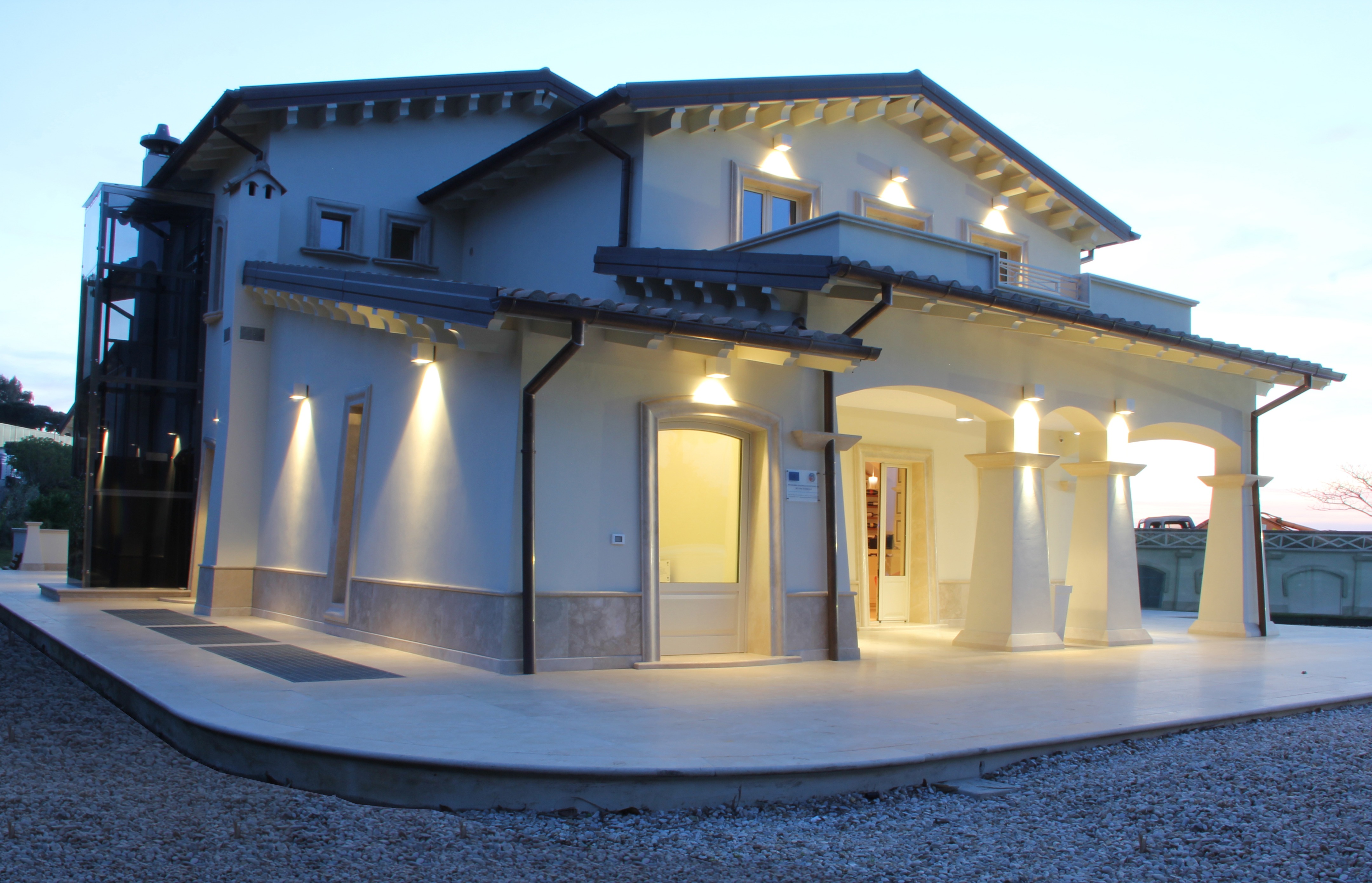 罗马郊外葡萄酒庄园的优雅室内设计-34