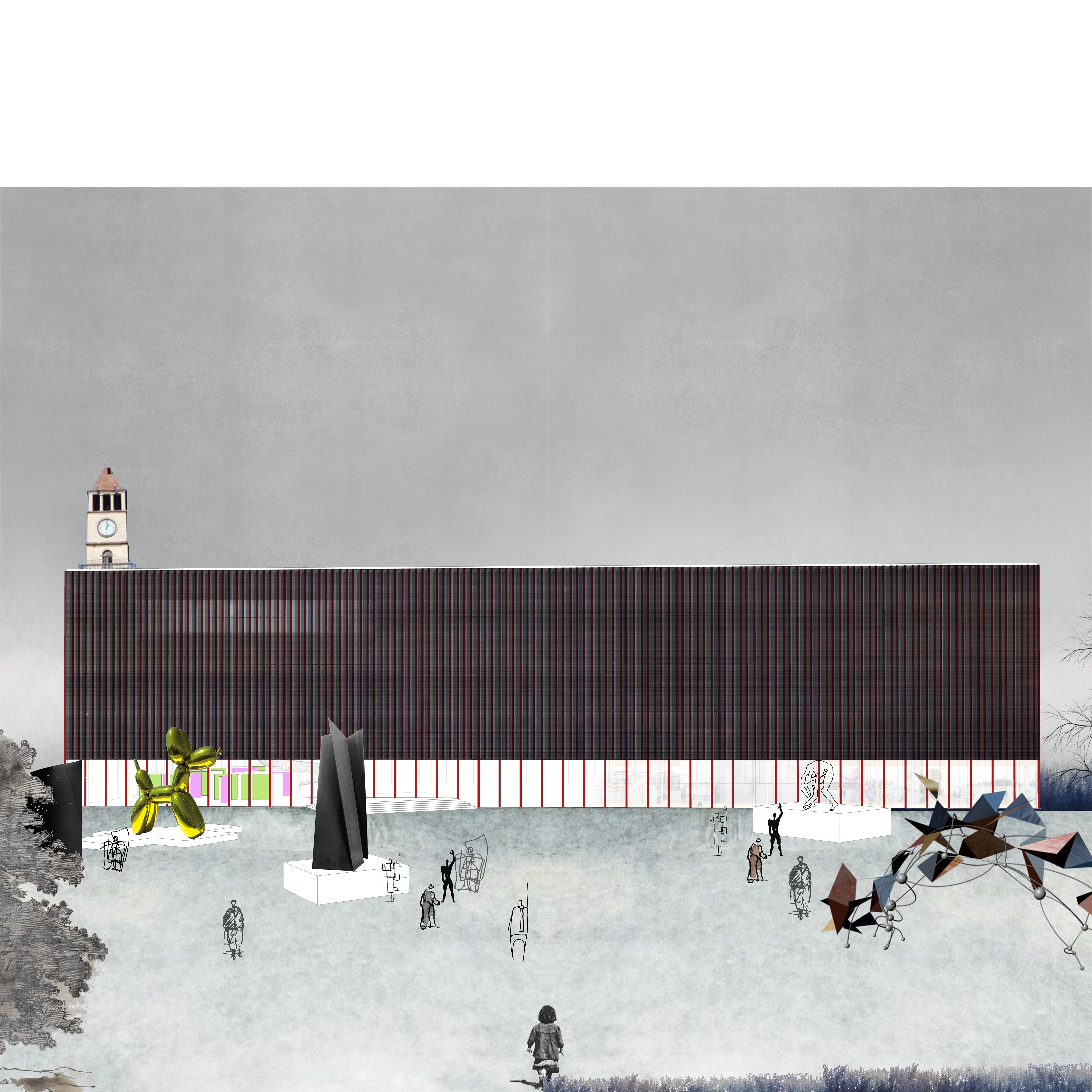 2016 年文化中心的室内设计研究-7