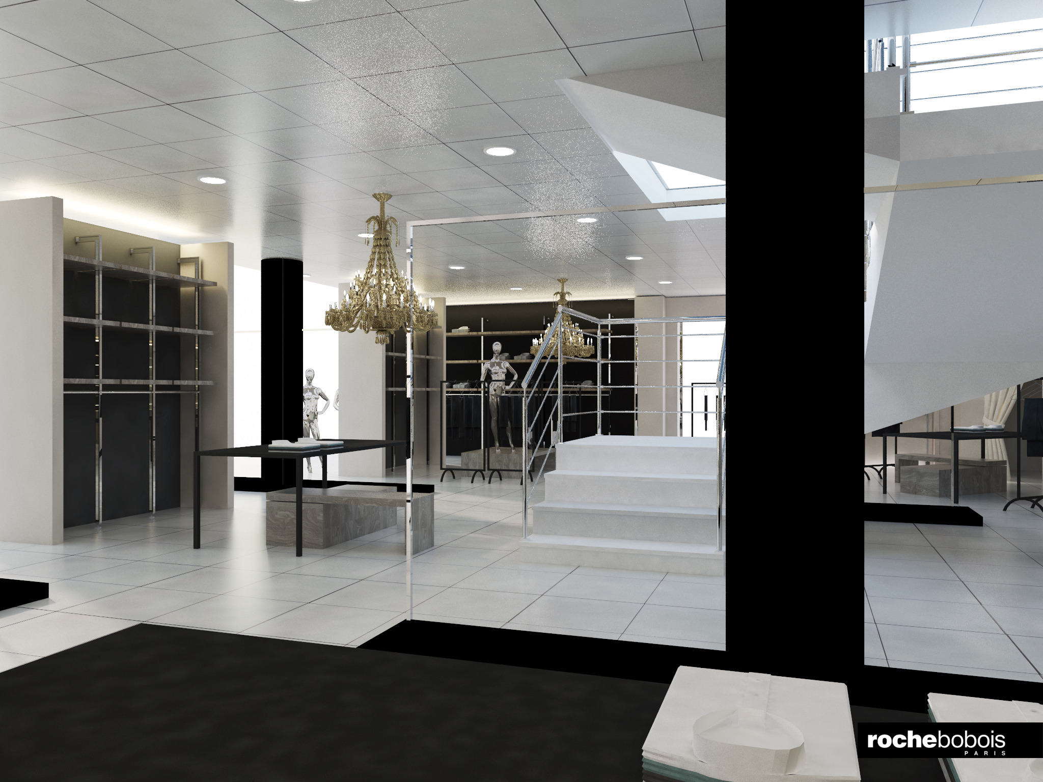 三层 600 平米展示空间的室内设计佳作-14