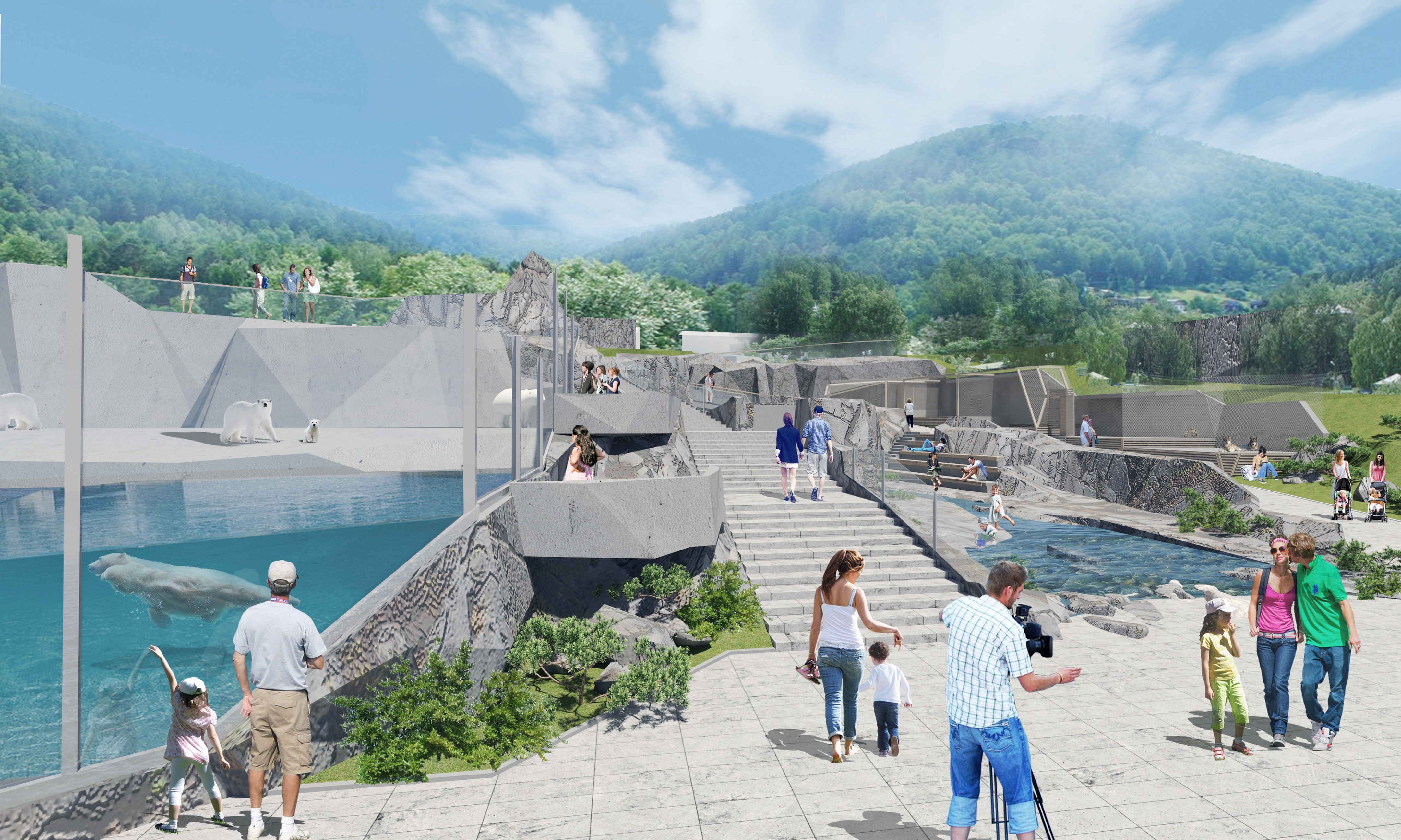 2015 年完工的克拉斯诺亚尔斯克动物园极地区-1