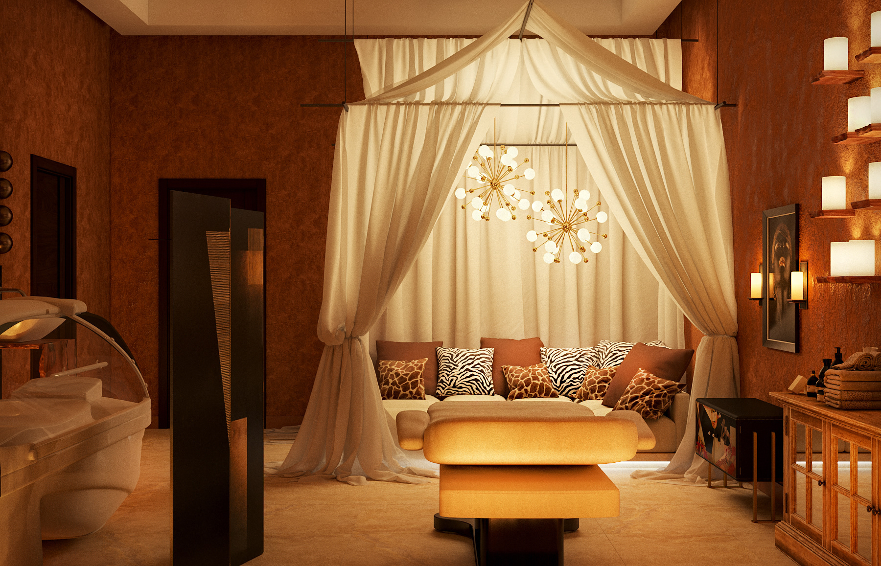 美容院 SPA salon 室内设计-1