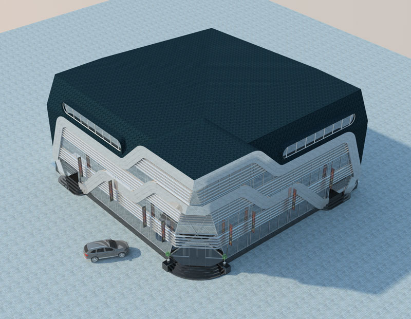 竞争激烈的办公空间设计-4