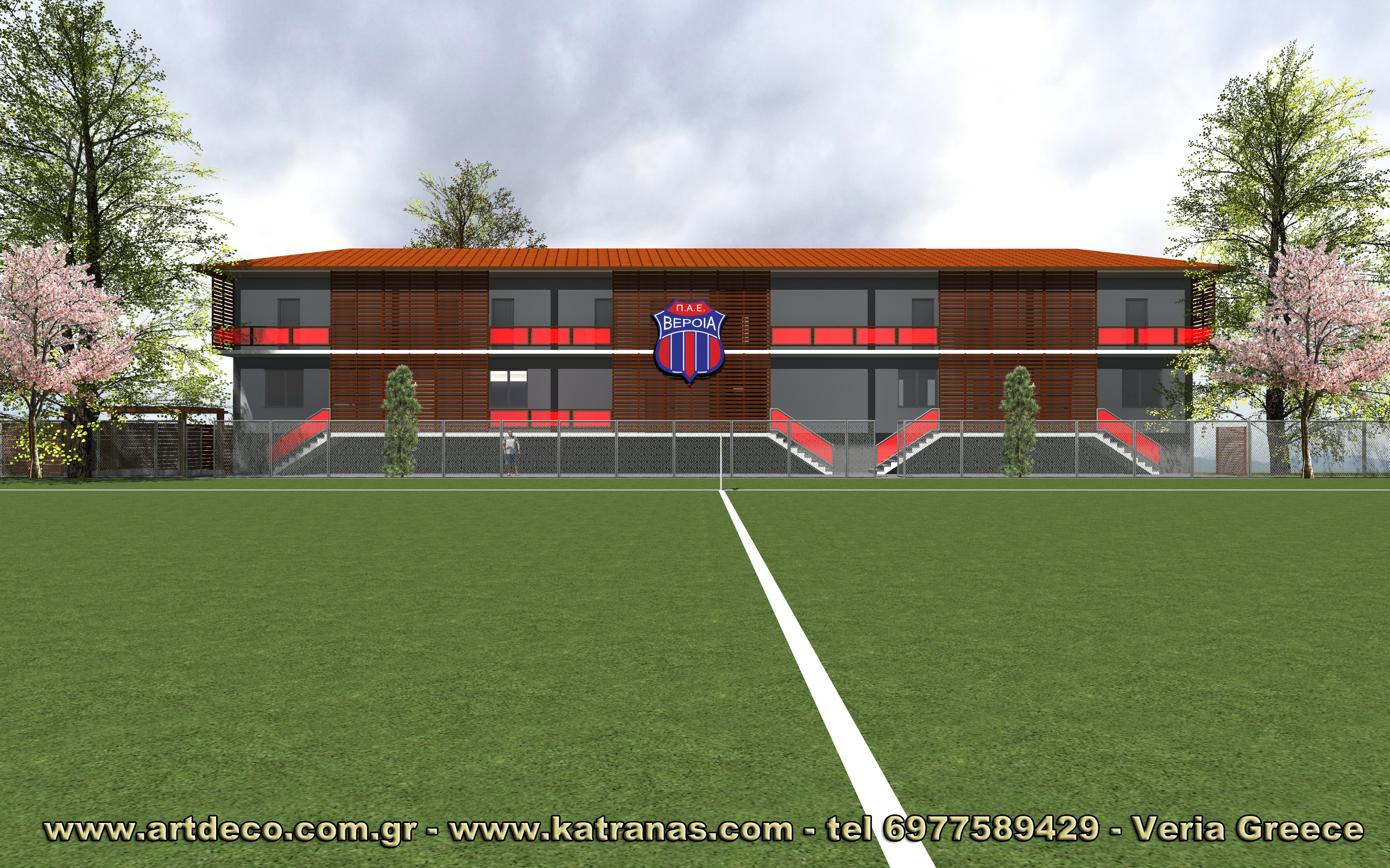 2015 年完成的贝鲁伊亚足球俱乐部办公中心设计-4