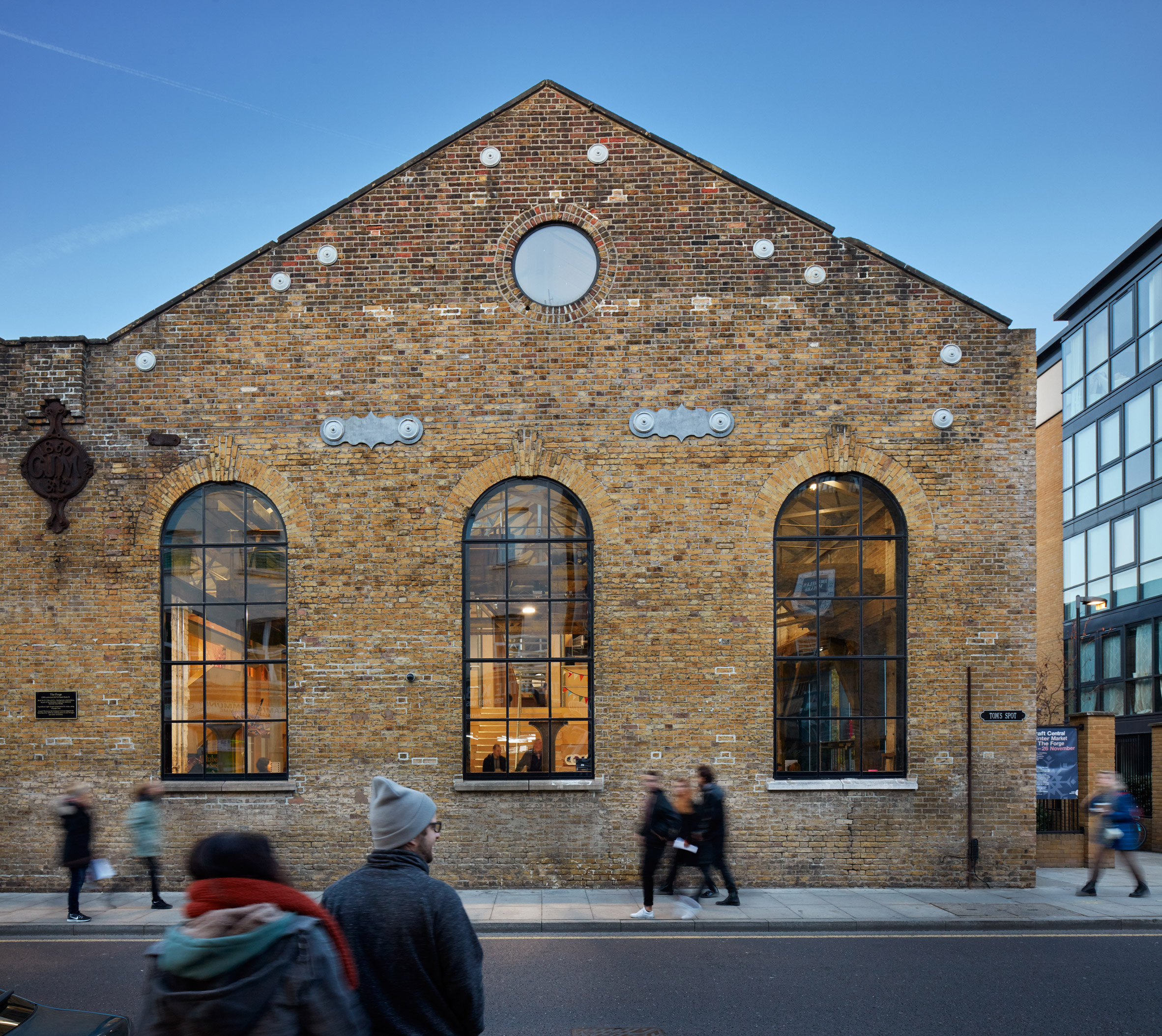 Emrys Architects converts east London ironworks into studios-24