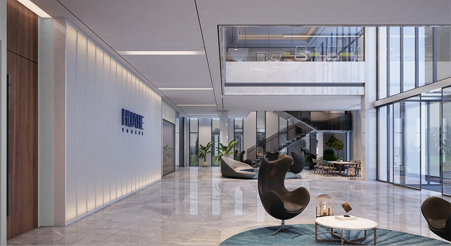 通信技术企业办公楼设计-4