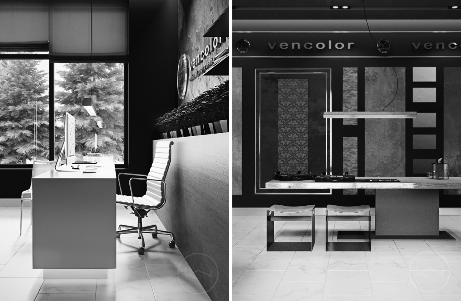 时尚 Vencolor 展示空间设计-9